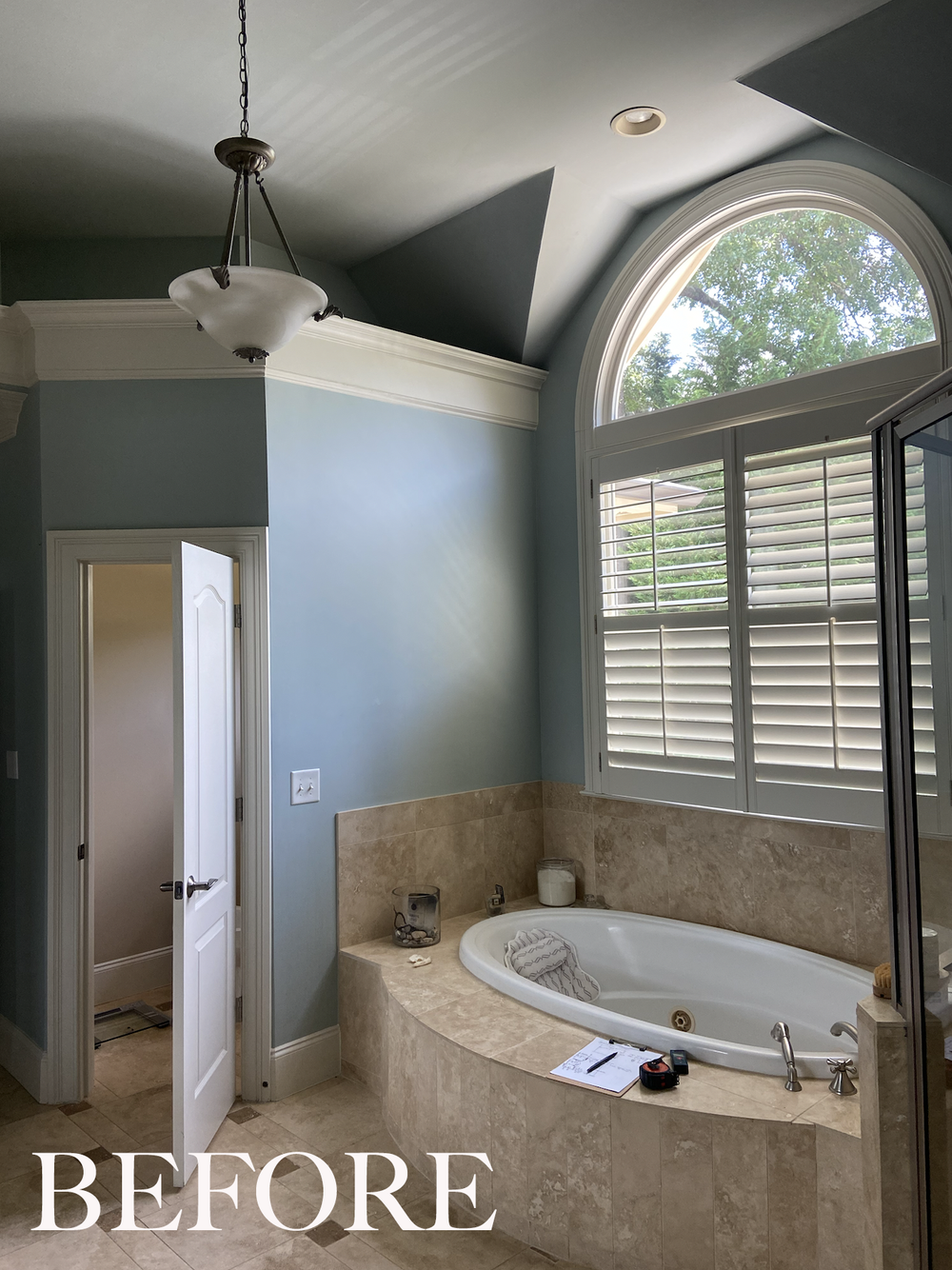 Neutral Atlanta Principal Bathroom Renovation