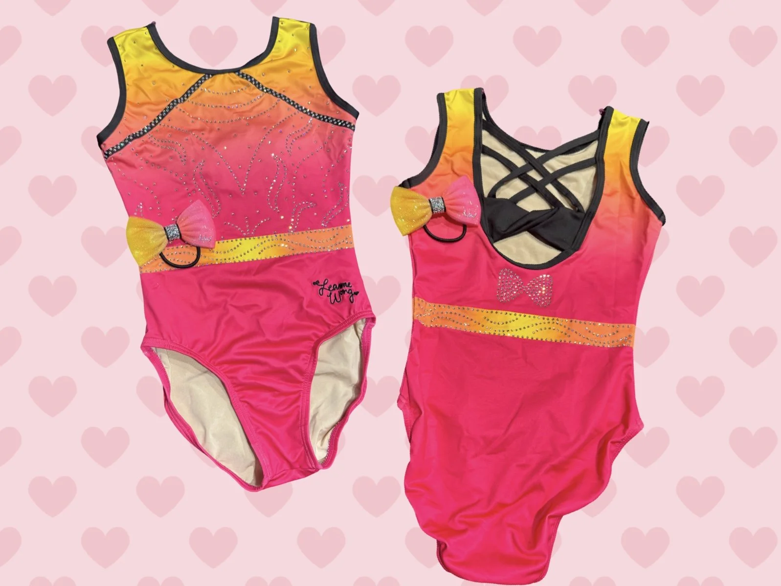 Sunshine Kiss LW Leotard & Bow