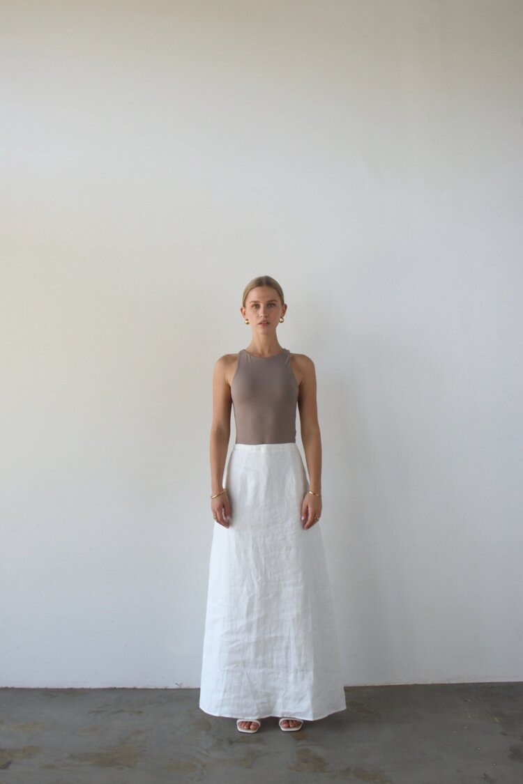 Linen Skirt — haya & i 