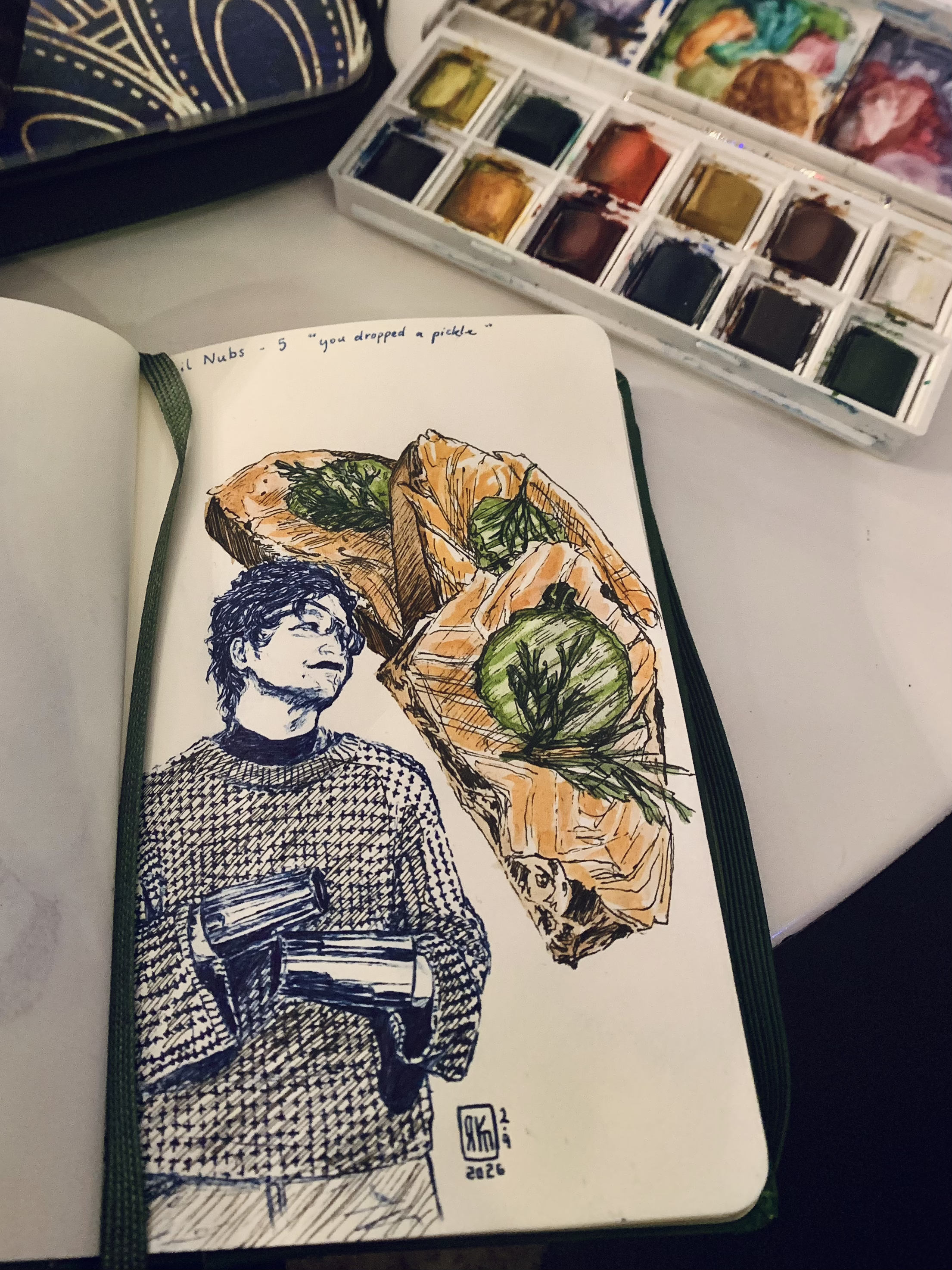 Illustrating my friend Sam because it's therapeutic and he's been my 3 year long muse