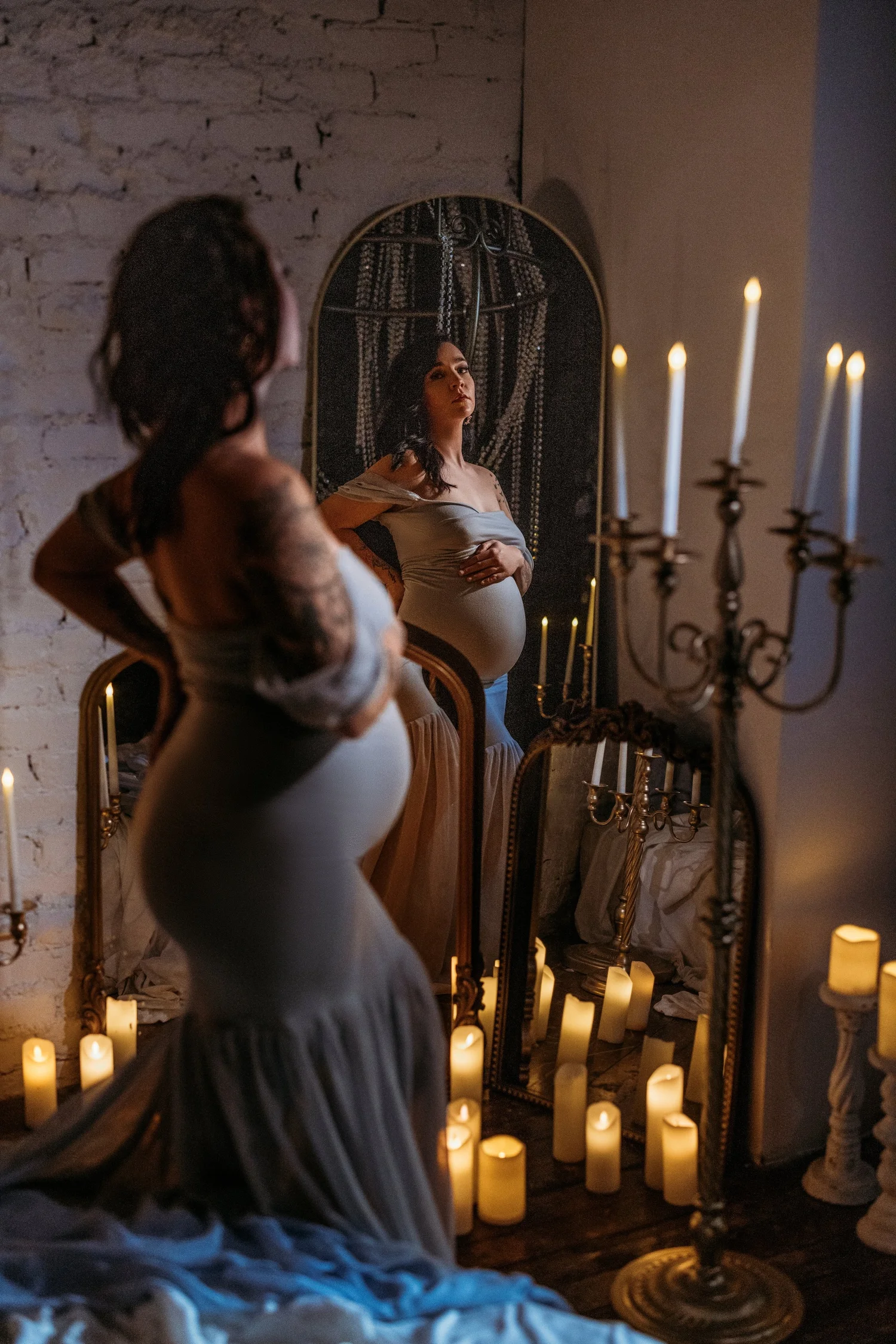 Maternity boudoir session in Utah — Blushed Boudoir
