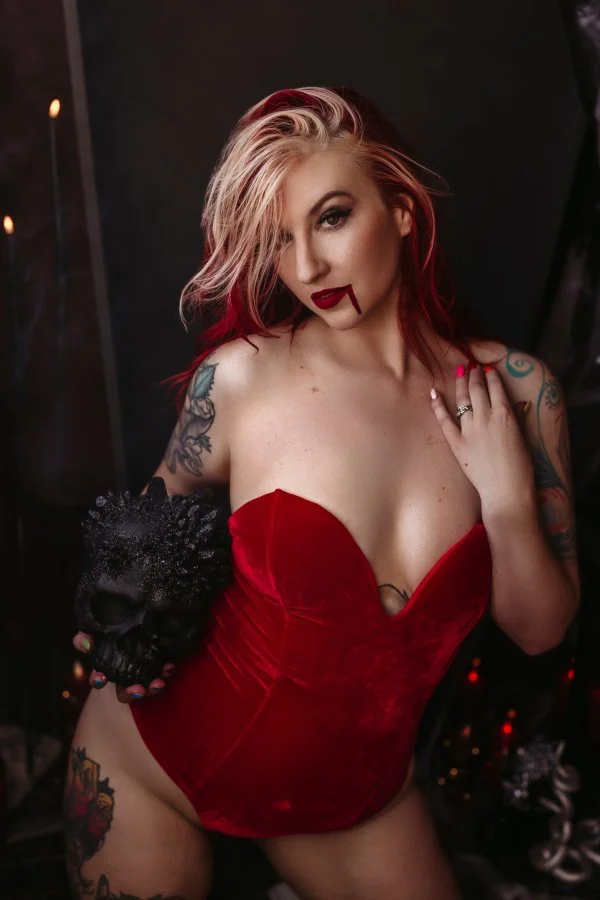 Witch Boudoir Photoshoot