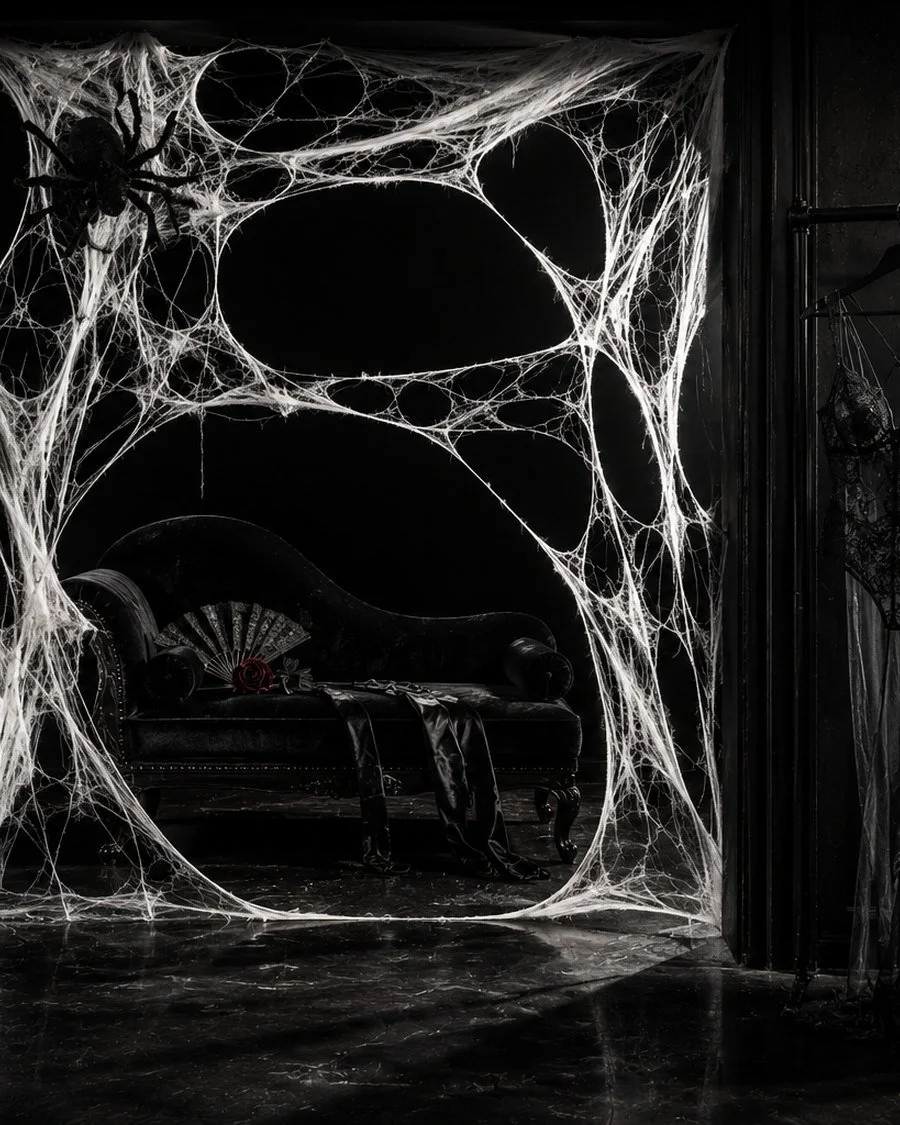 Spider Web Halloween Boudoir in Salt Lake City — The Widow
