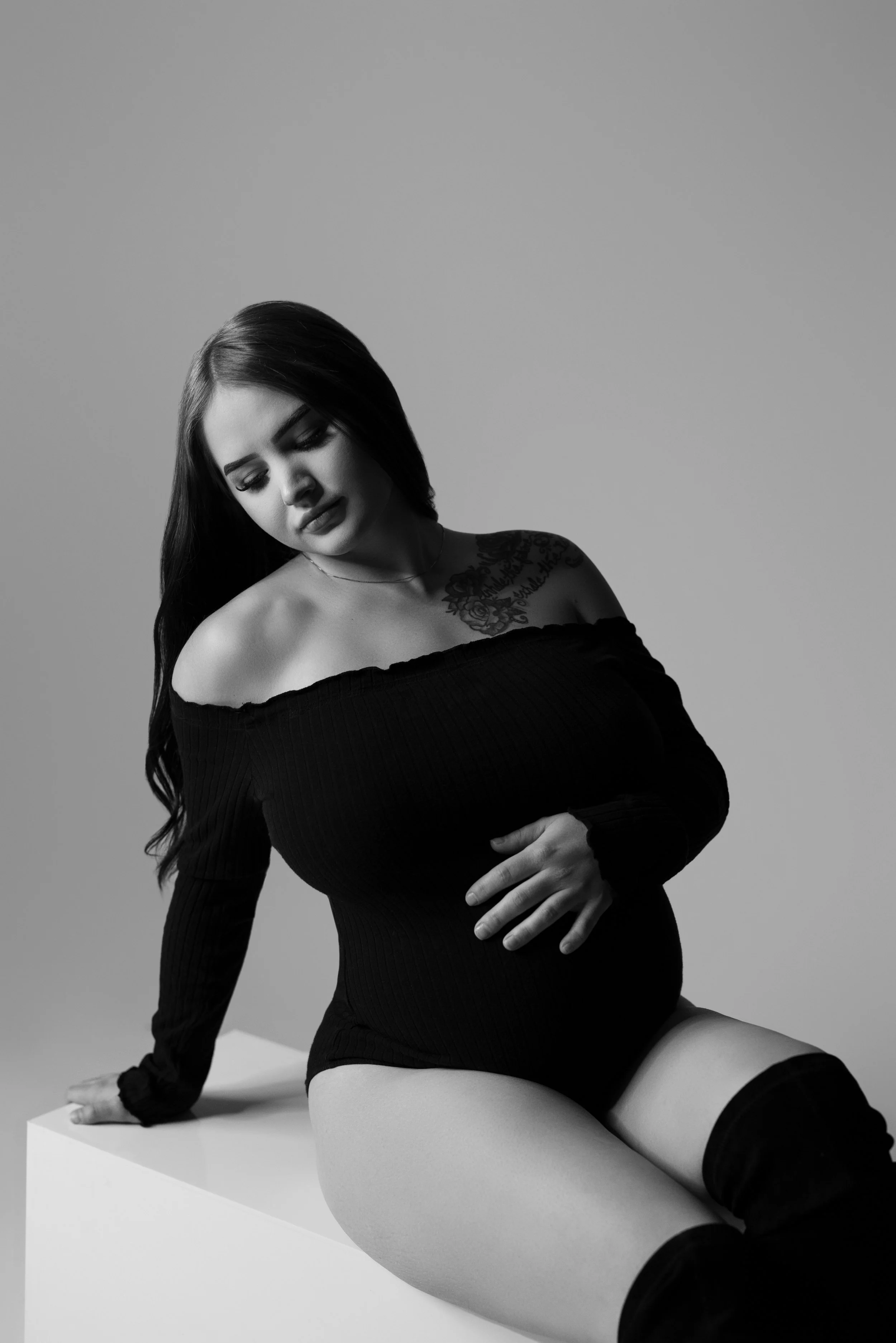 Private all-female maternity boudoir studio in downtown Salt Lake City — Blushed Boudoir
