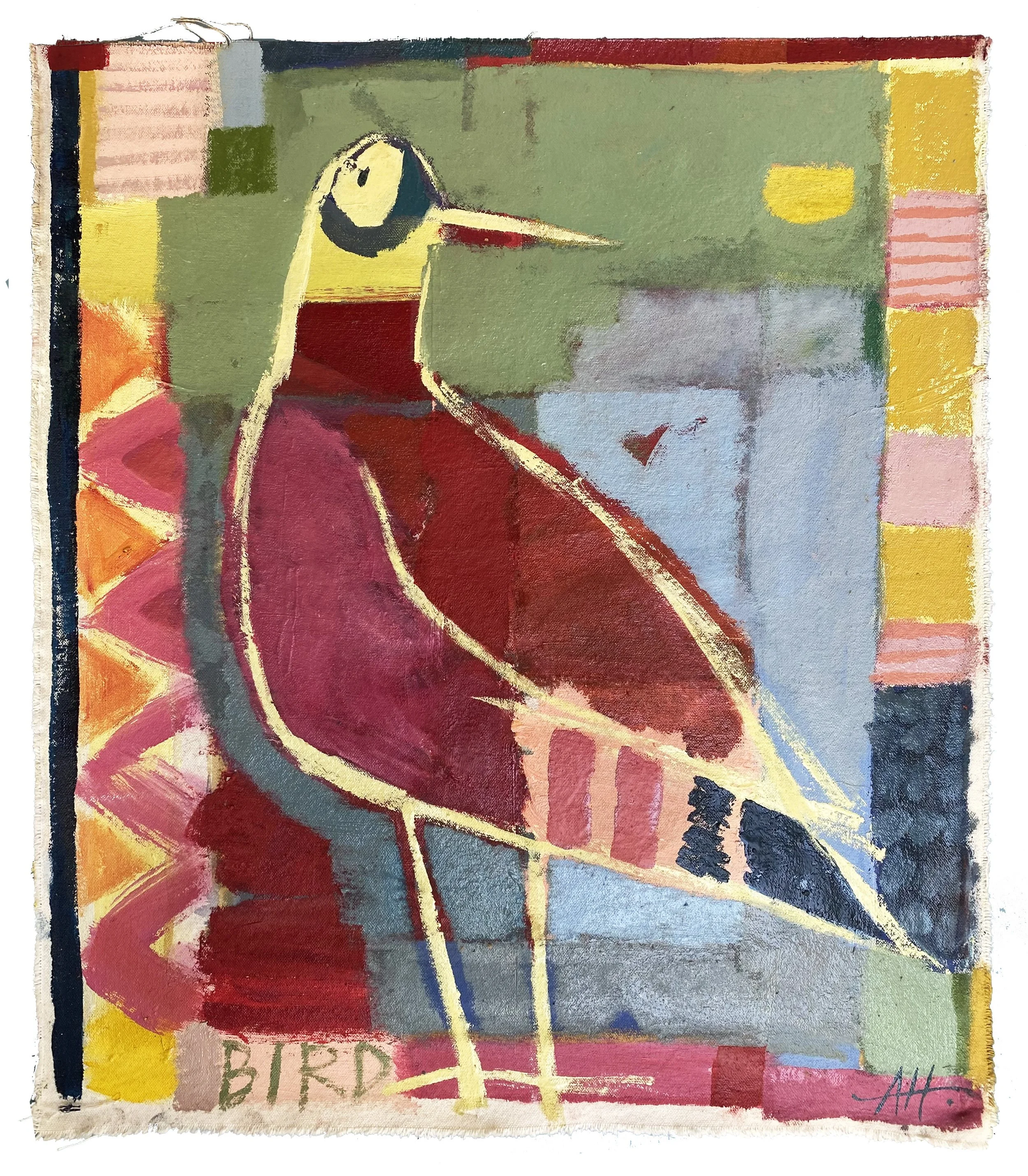 Bold Bird II - oil on canvas 56 x 49 cm inc frame £1700 available