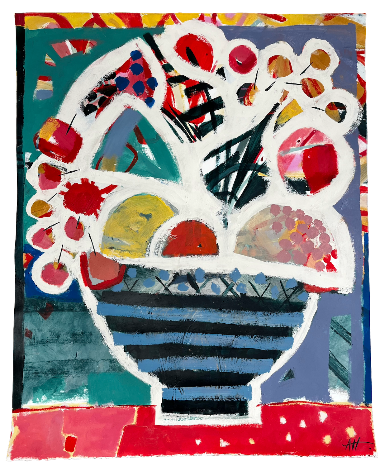 Bold Bowl - on paper - large