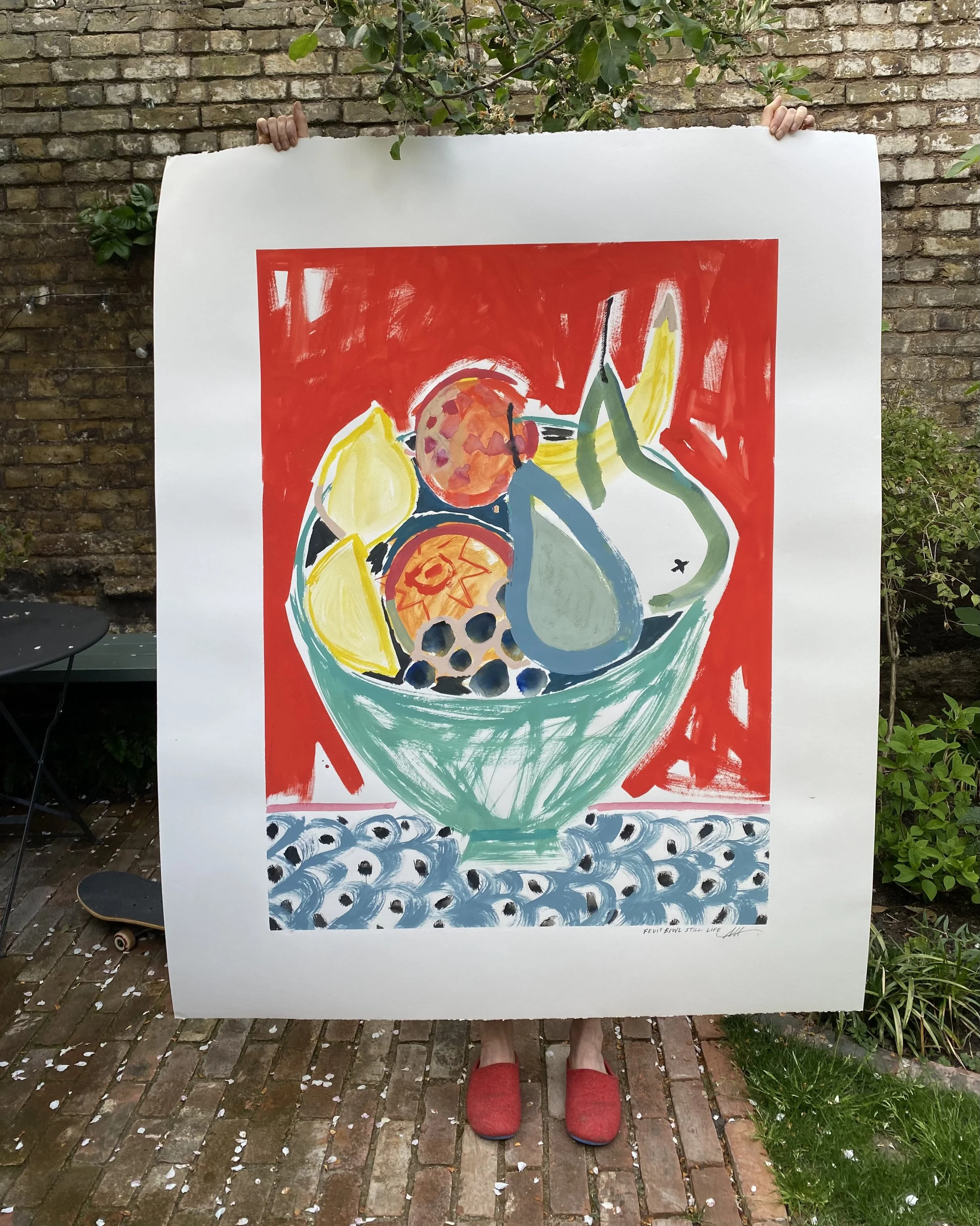 122 x 152 cm gouache on fabriano paper