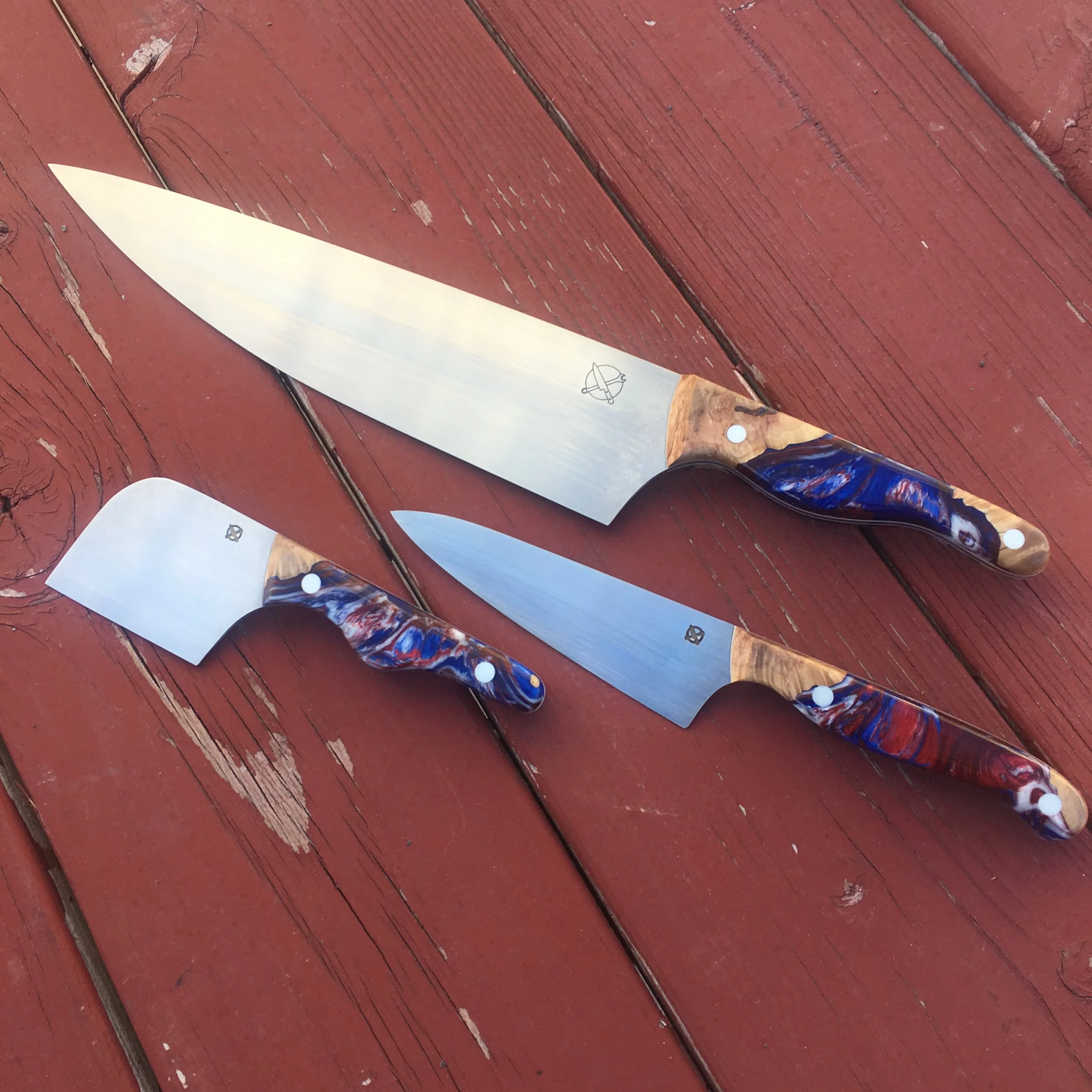 Custom 3pc set of AEB-L Stainless Steel cutlery for a very loyal client. 