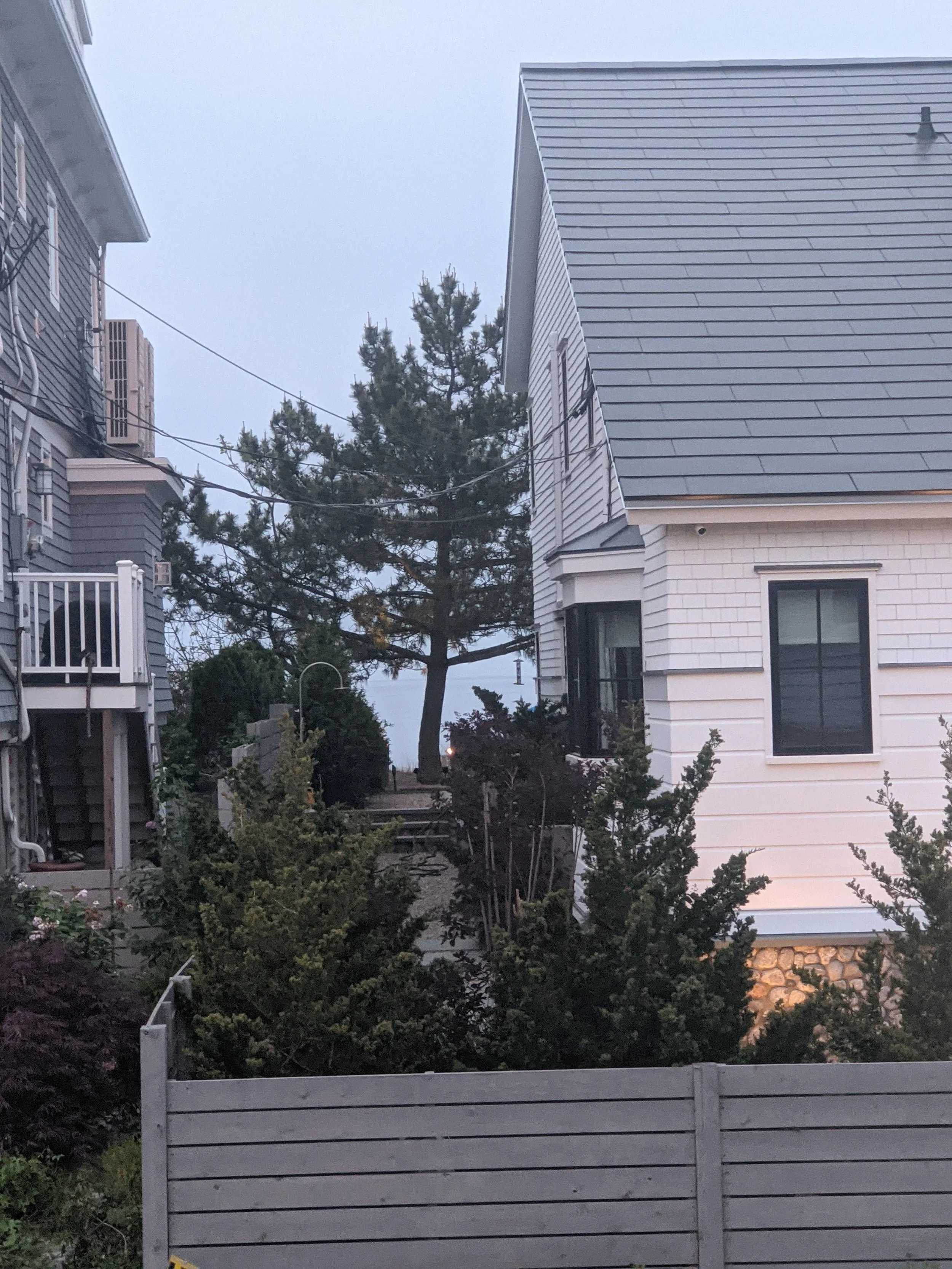view from front door toward LI Sound