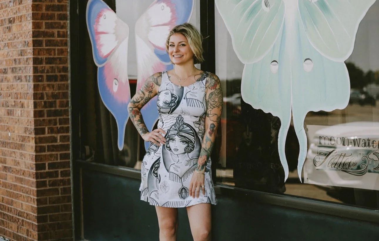 Fortune Teller Flare Dress
