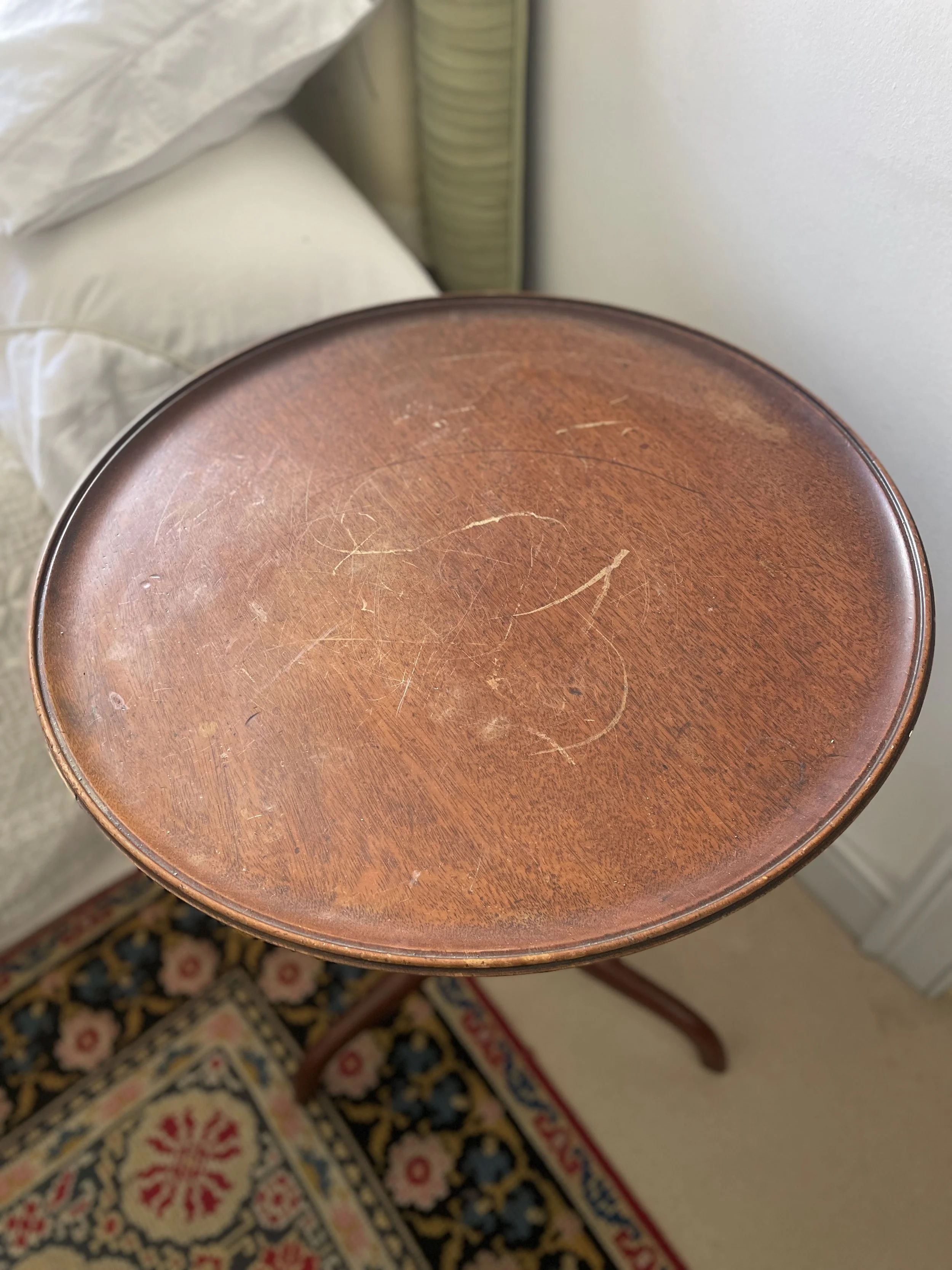 Dry and damaged finish