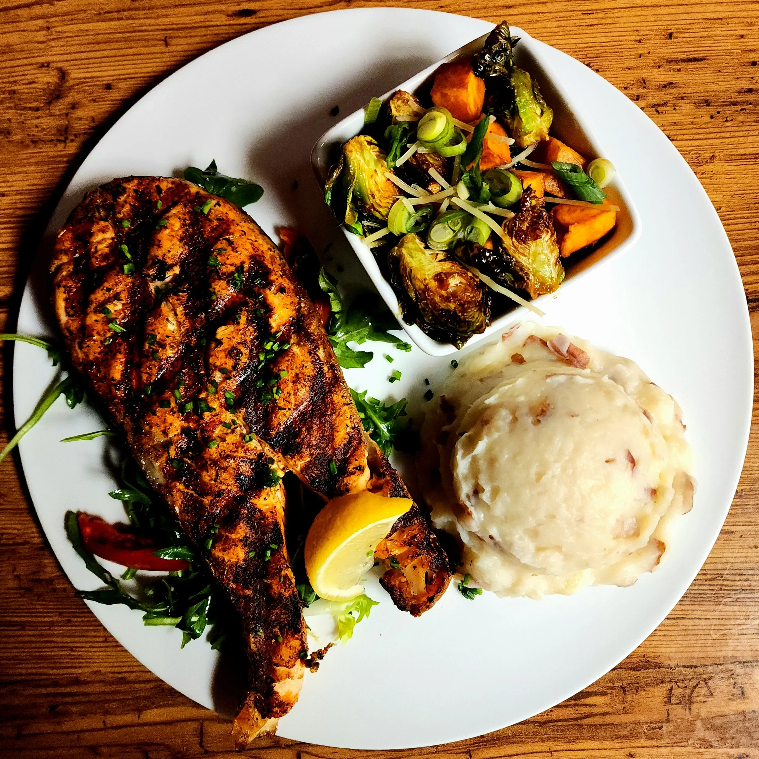 King Salmon Steak.