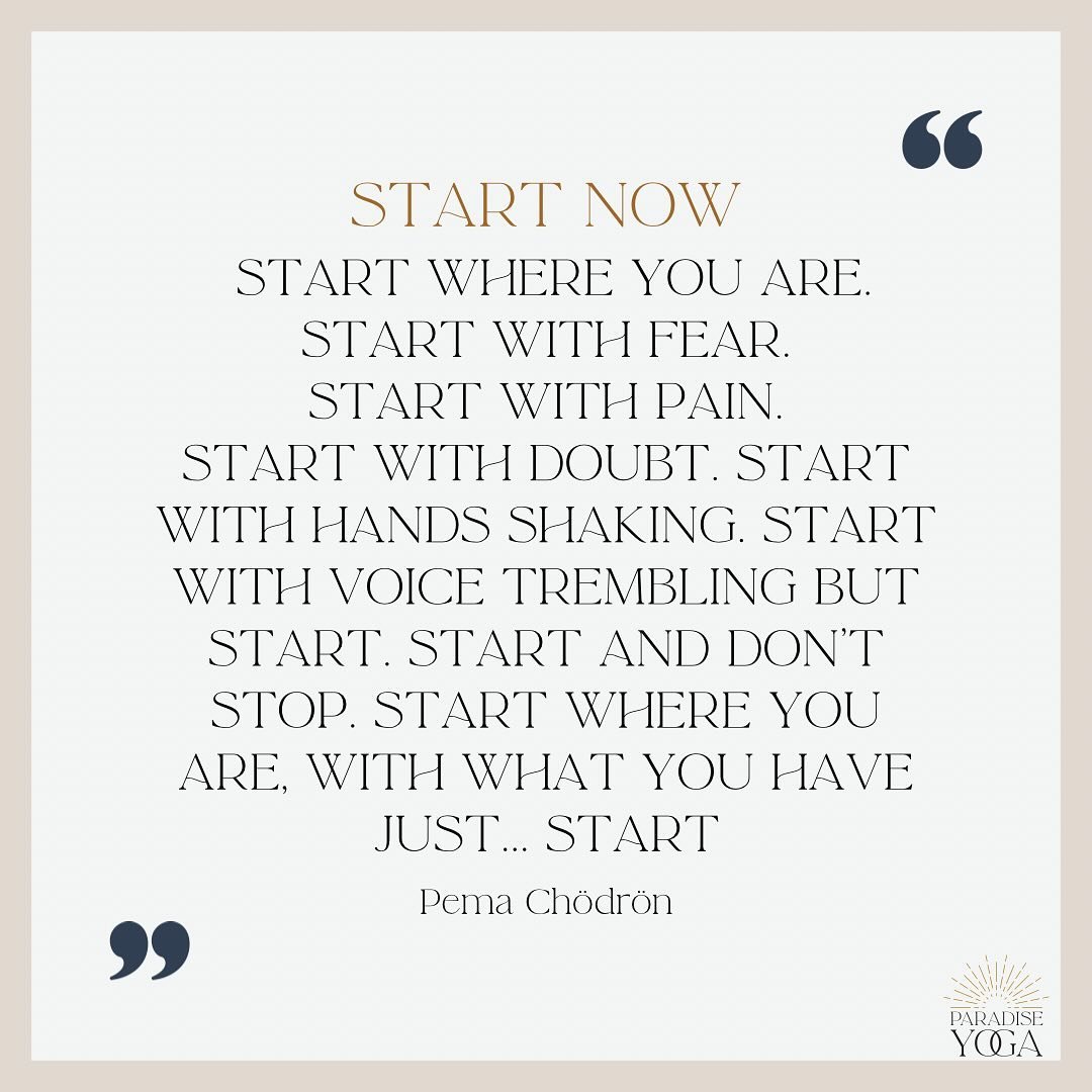 Whether it&rsquo;s your first step onto the mat or a return to your practice, embrace every moment of uncertainty and growth. 🌱 Let this quote be a gentle reminder that it&rsquo;s never too late to begin&hellip;or begin again. 💫 

#StartNow #YogaJo