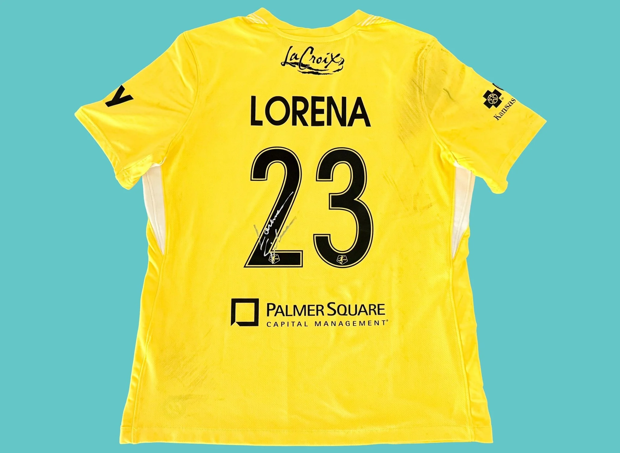 Lorena 2025 Kansas City Current Goalkeeper Match Worn Shirt