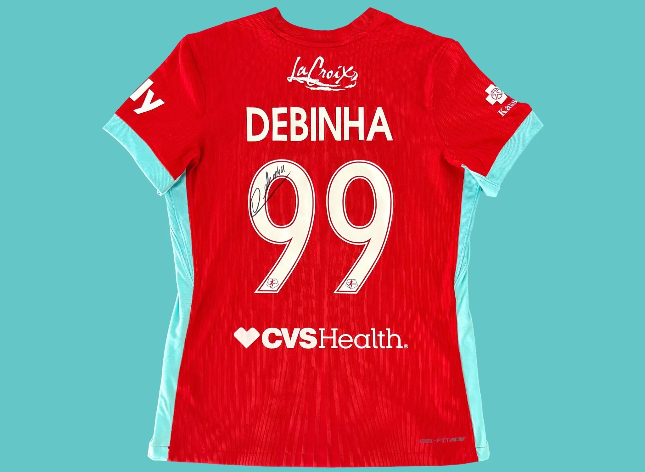 Debinha 2026 Kansas City Current Primary Match Worn Shirt