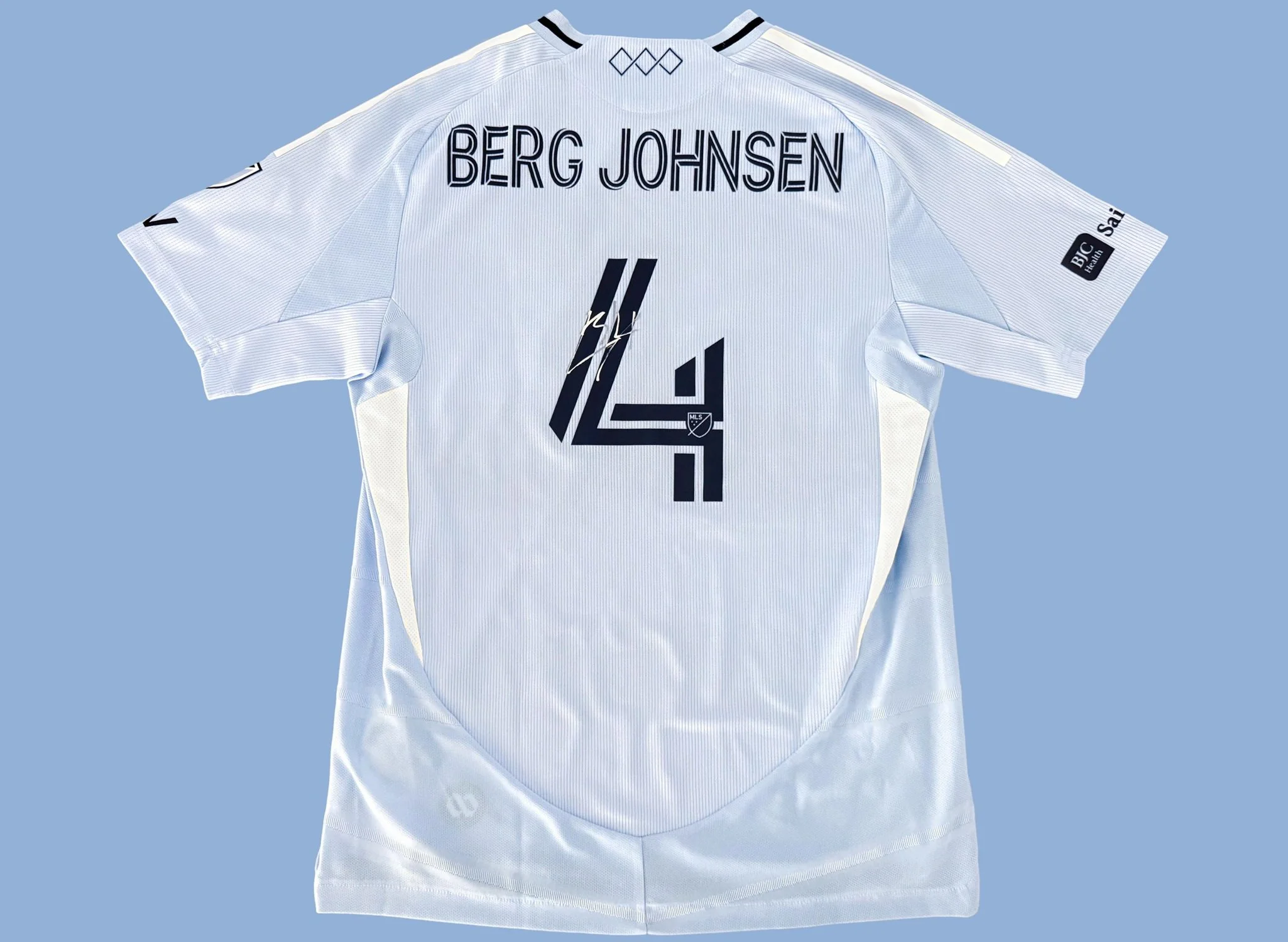 Lasse Berg Johnsen 2026 Sporting Kansas City Primary Match Worn Shirt