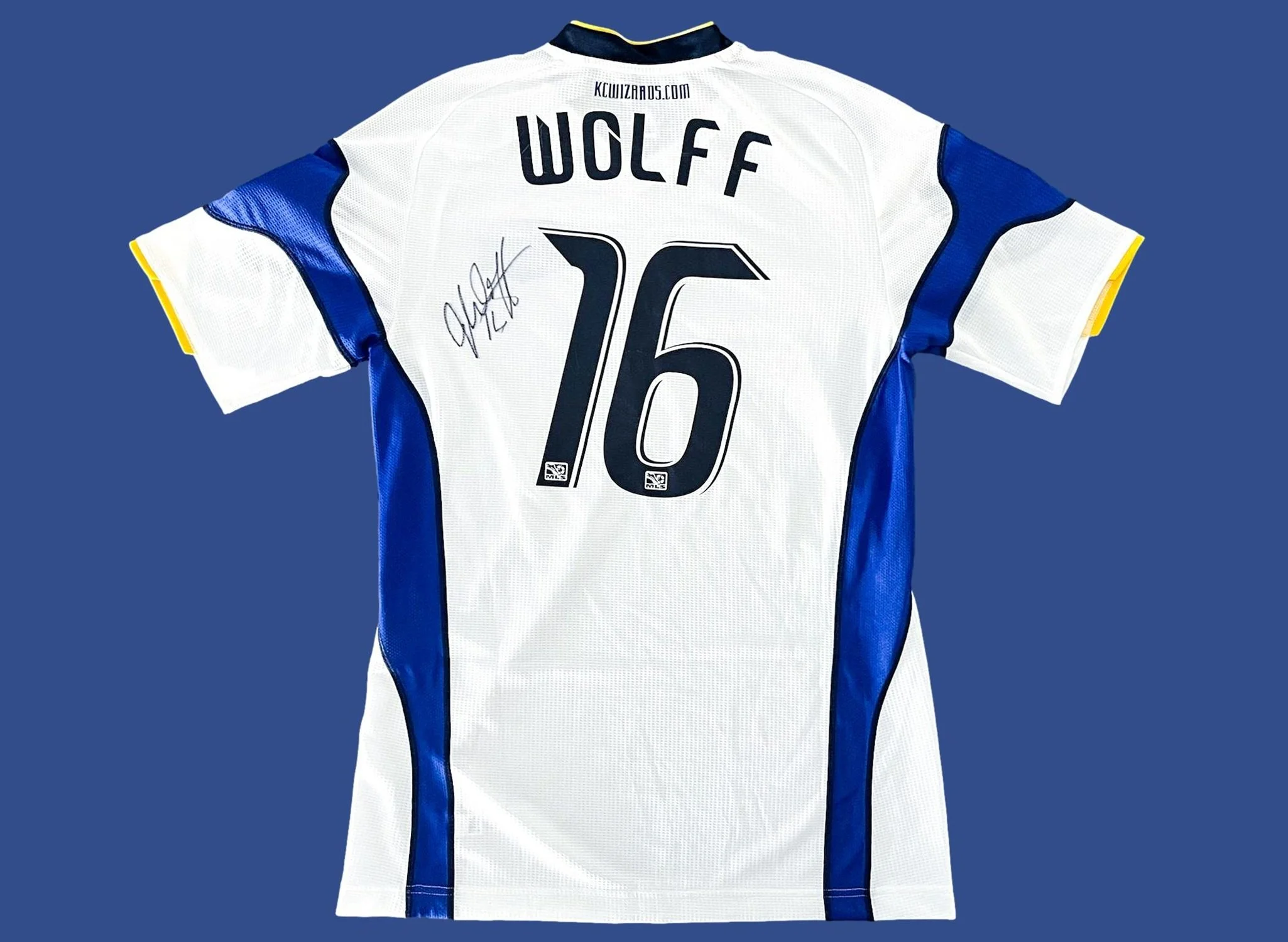 Josh Wolff 2010 Kansas City Wizards Secondary Match Worn Shirt