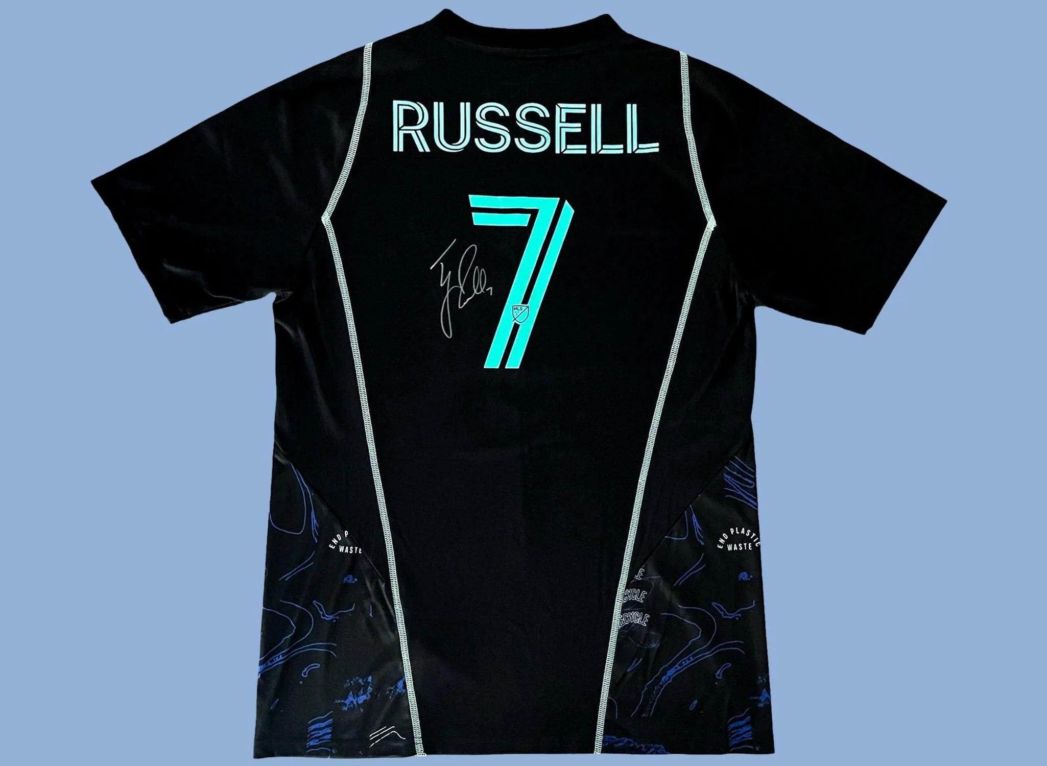 Johnny Russell 2023 Sporting Kansas City One Planet Match Worn Shirt