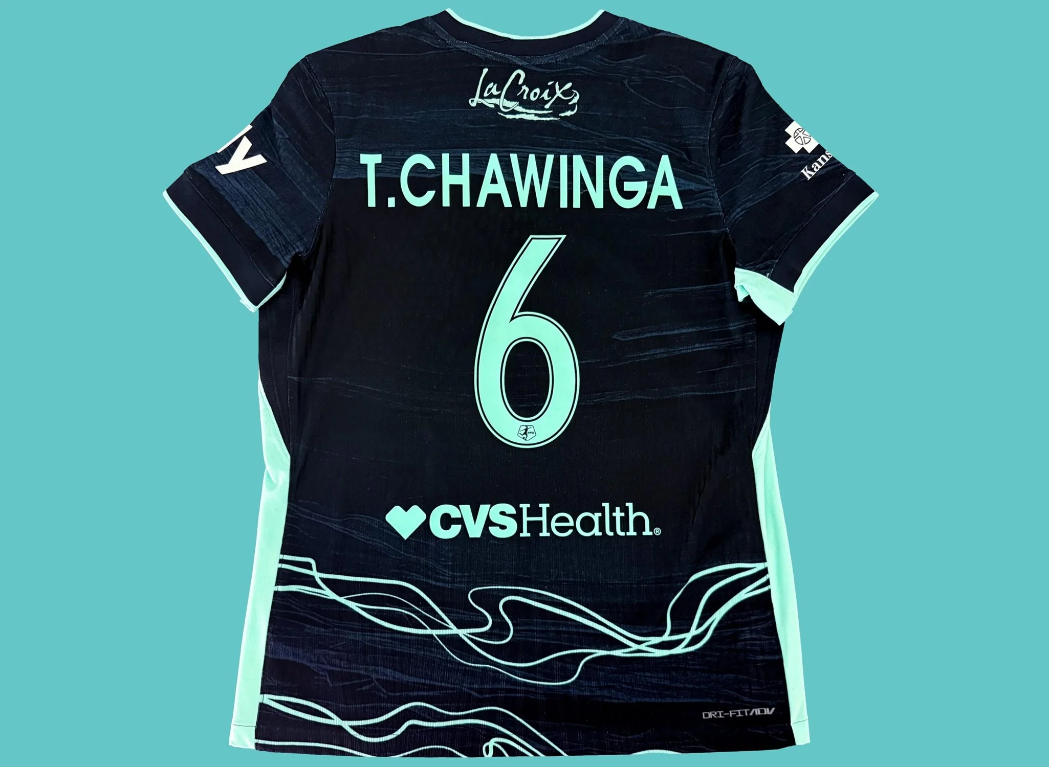 Temwa Chawinga 2026 Kansas City Current Third Match Worn Shirt