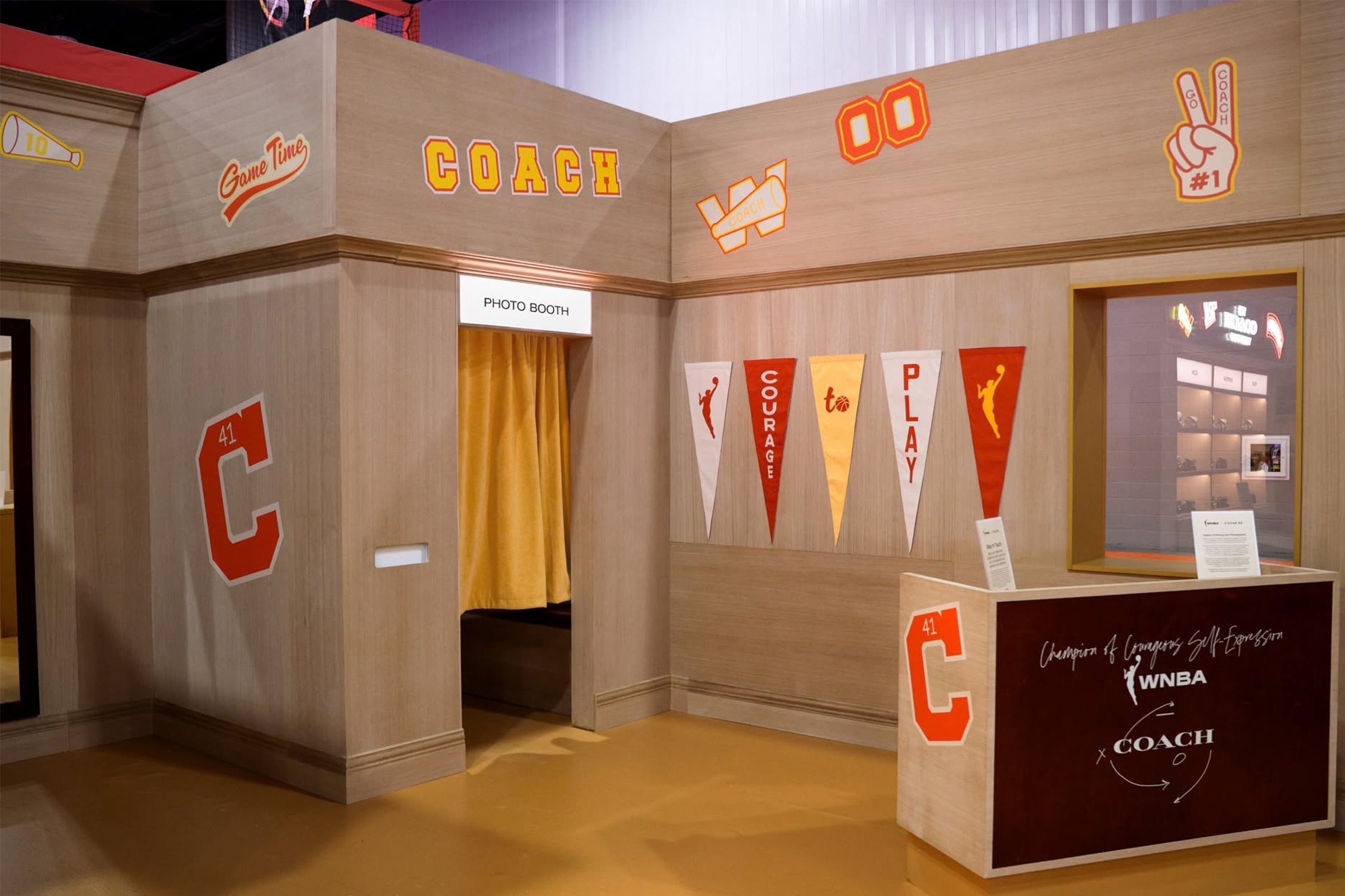 Oversee design and build of Coach x WNBA All Star Weekend event booth at The Factory NYC.