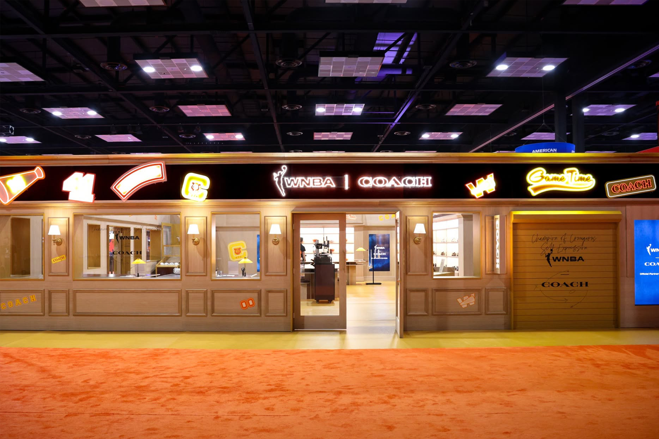 Oversee design and build of Coach x WNBA All Star Weekend event booth at The Factory NYC.