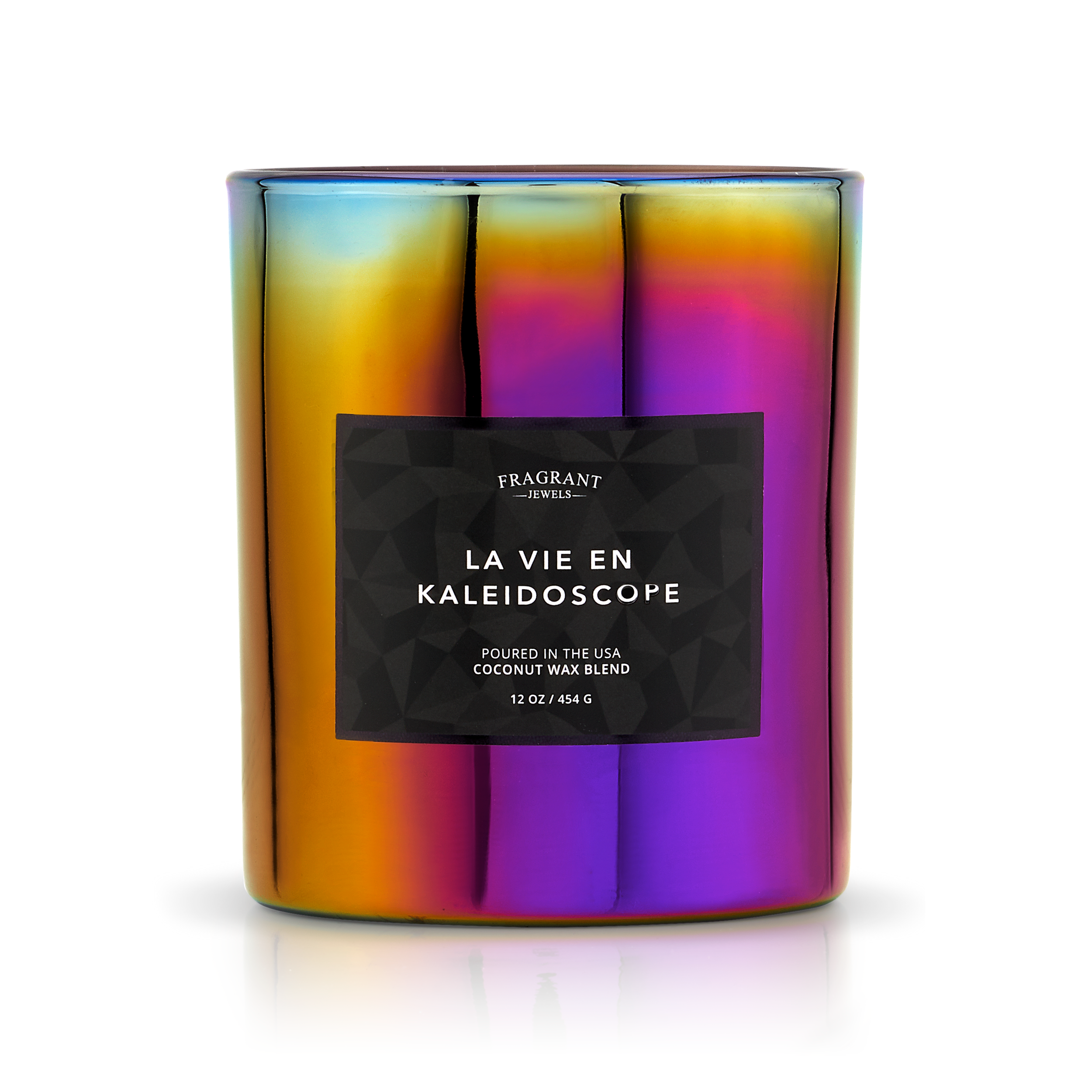 Iridescent Candle, Product Photography