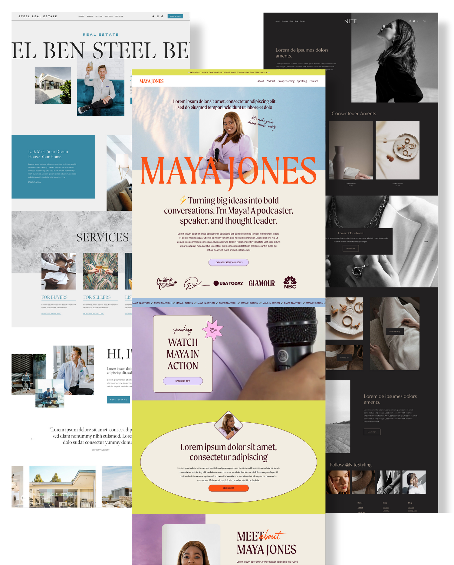 Shop Premium Squarespace Templates for Sale