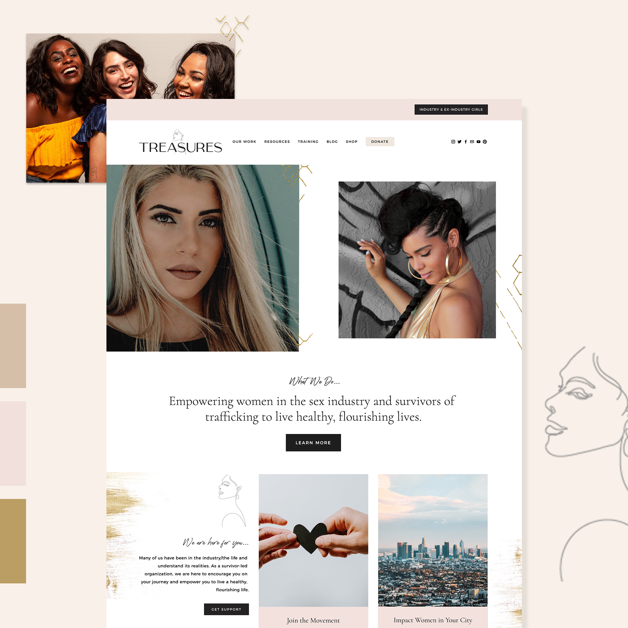 Clean and Timeless Squarespace Design