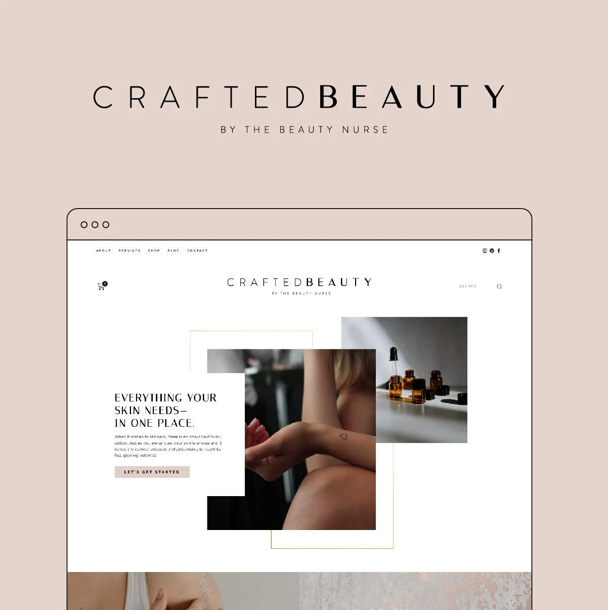Squarespace Website For Skincare Clinic