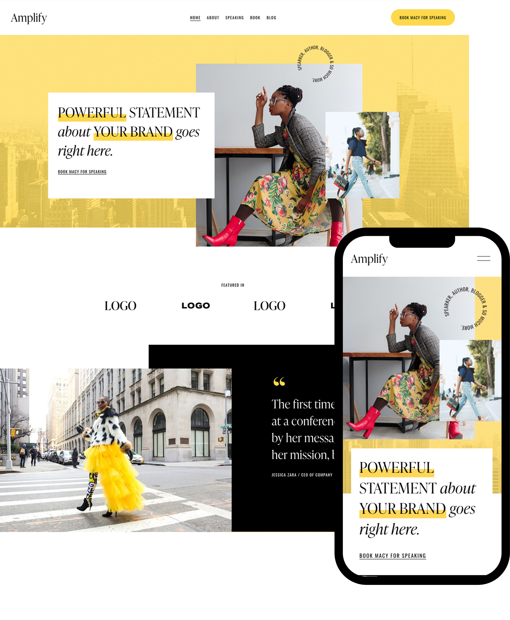 Shop Premium Squarespace Templates: Designer Website Themes | GoLive