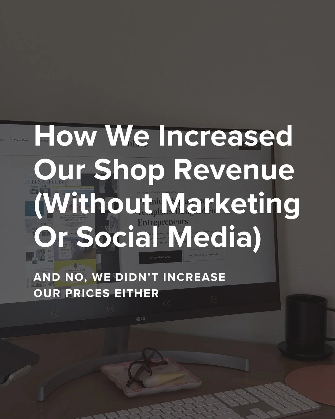 Taking a quick detour from Taylor content to drop a business tip (but we promise it's worth it). 

Flashback to summer 2024: we were leaving money on the table when it came to our website template shop, and it was time to make a change. 

It took som