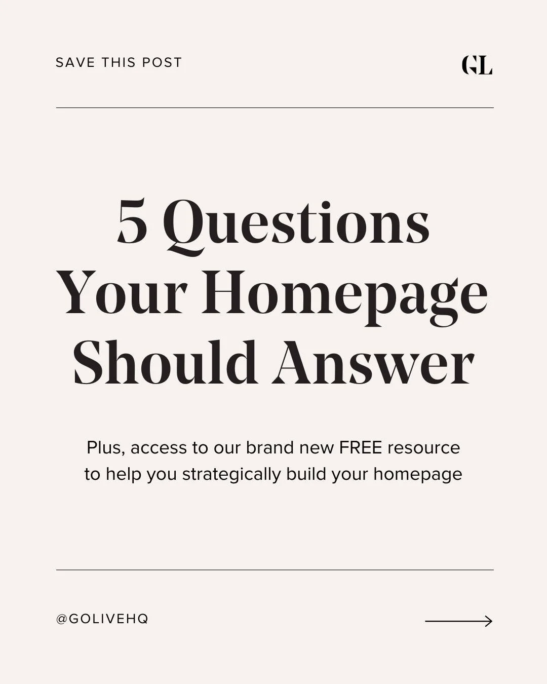 No one has the time (or attention span) to scroll through your entire website, trying to Sherlock Holmes their way through your content to figure out what you offer.

According to Forbes, you actually only have about 5 seconds to give your website vi