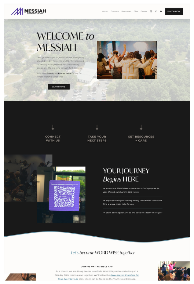 Messiah Church Showcase Site After.png