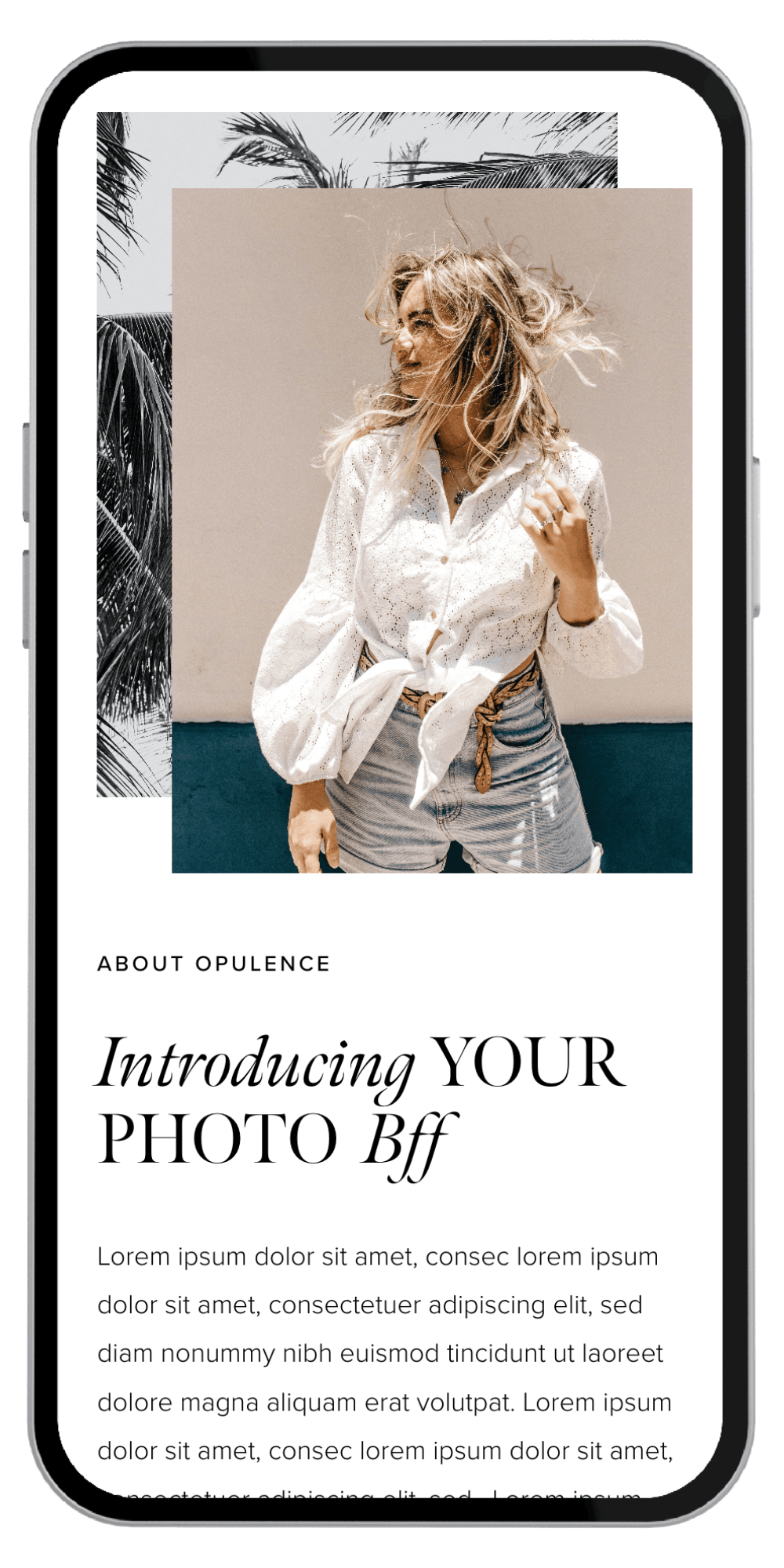 Portfolio site template