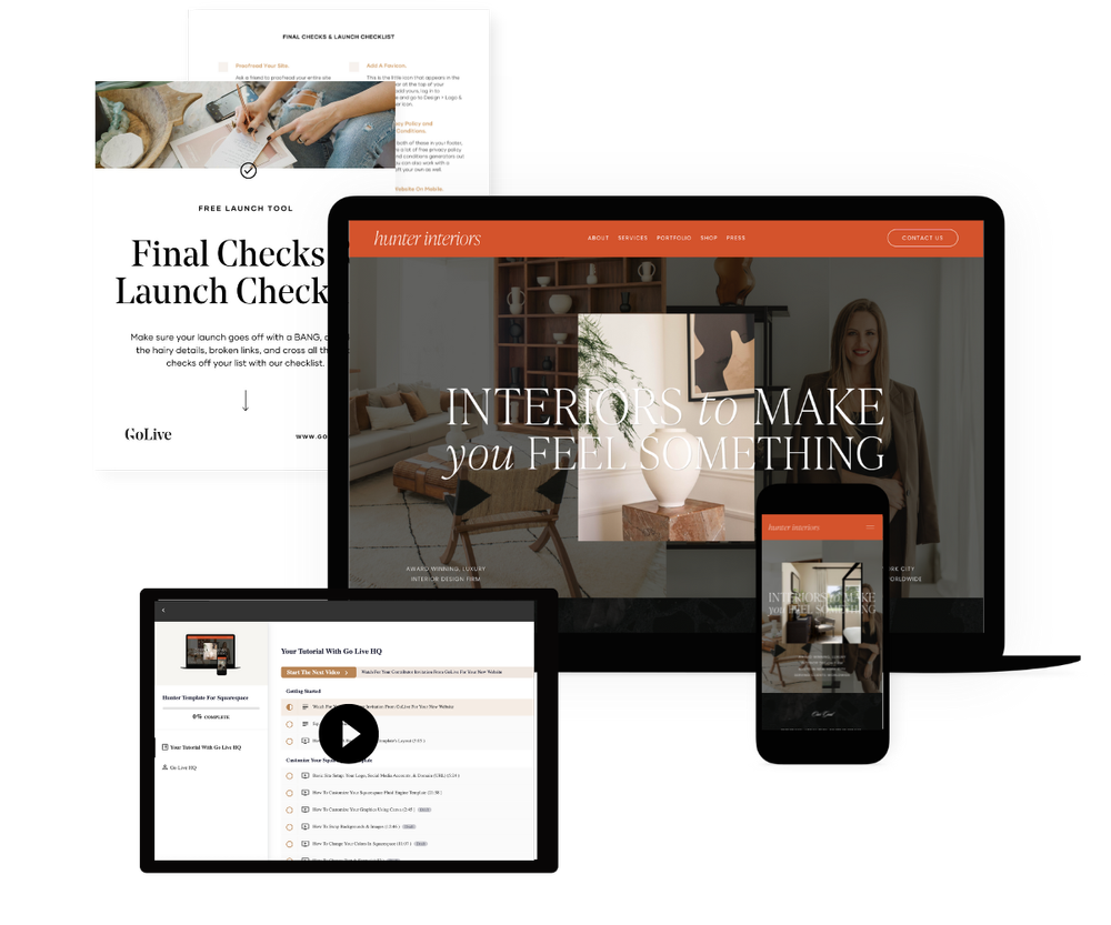 Versatile 7.1 Squarespace Fluid Engine Template | By GoLive