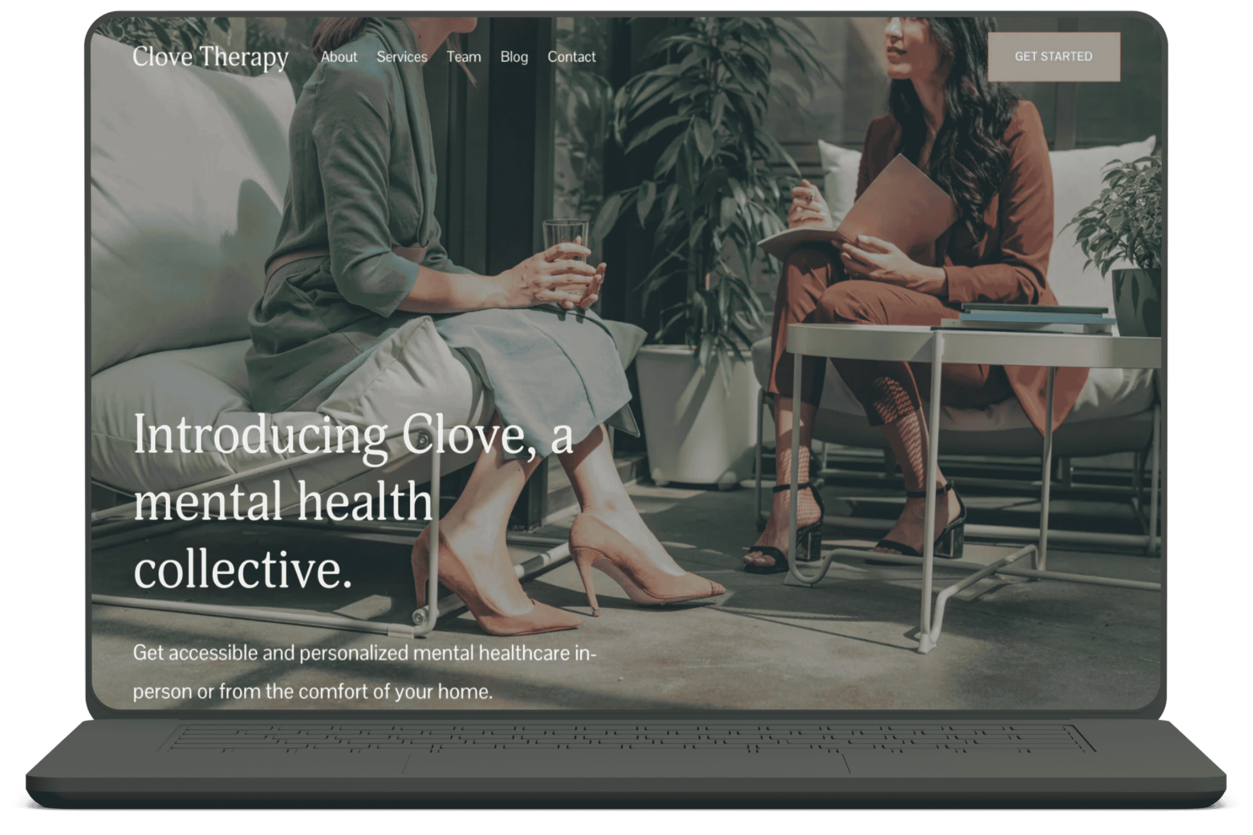 Best free Squarespace template for service businesses