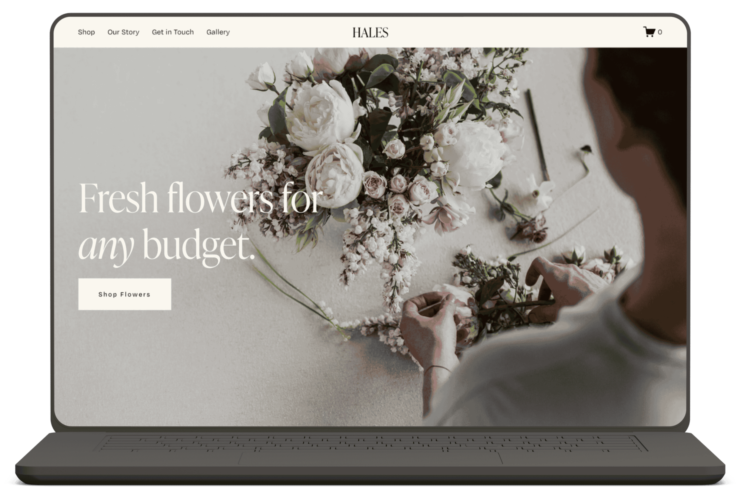 Best free Squarespace template for online shops