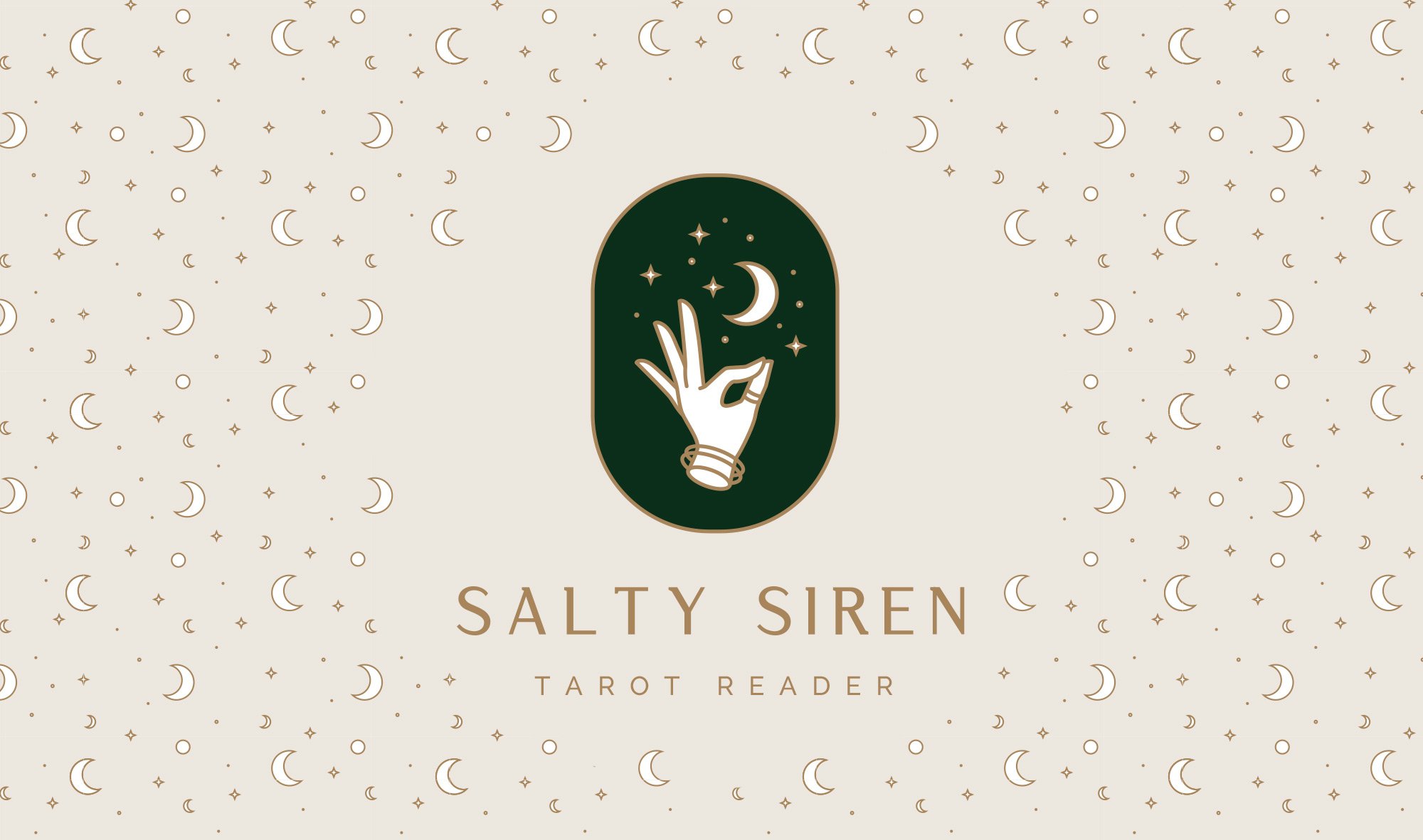 Salty Siren Premade Logo + Brand Design | Six Leaf Design | Denver, Colorado