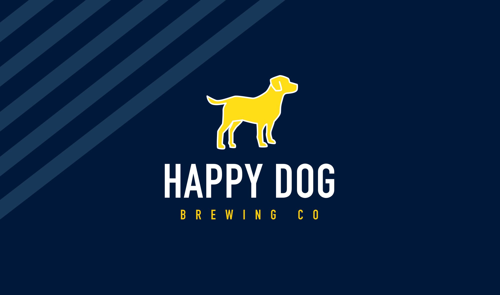 Happy Dog Premade Logo + Brand Design | Six Leaf Design | Denver, Colorado