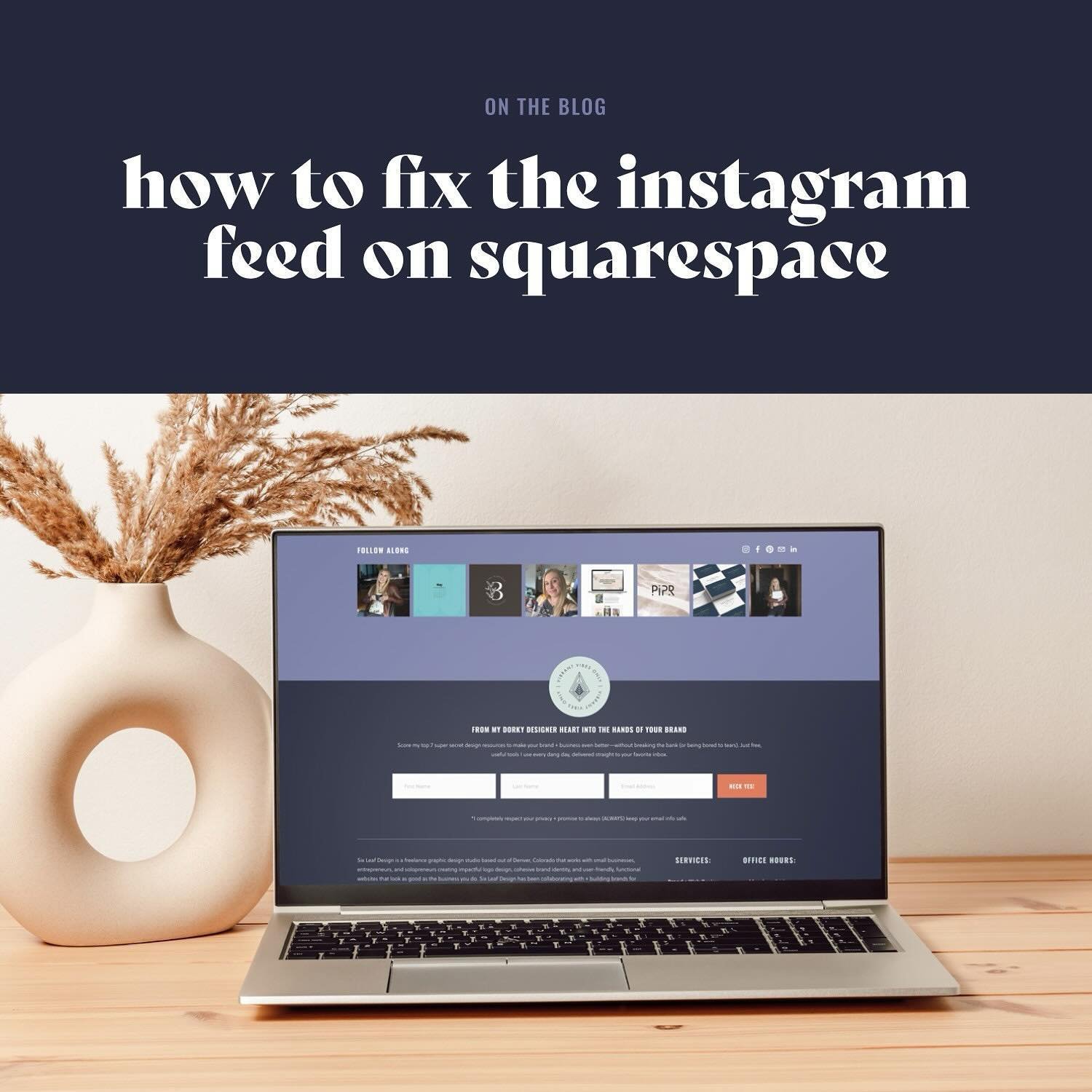 For my Squarespace peeps &mdash; I&rsquo;ve put together a step-by-step guide to show you exactly how to reconnect the Instagram feed block on Squarespace when you notice it&rsquo;s not working. It&rsquo;s not uncommon to have issues with the Instagr