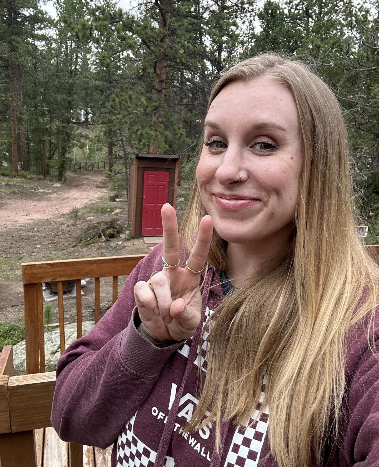 School is officially in session and we're falling into our routine, but I'm still dreaming of spending days at a cabin in the mountains where work and the world don't exist in the same way 🏔️