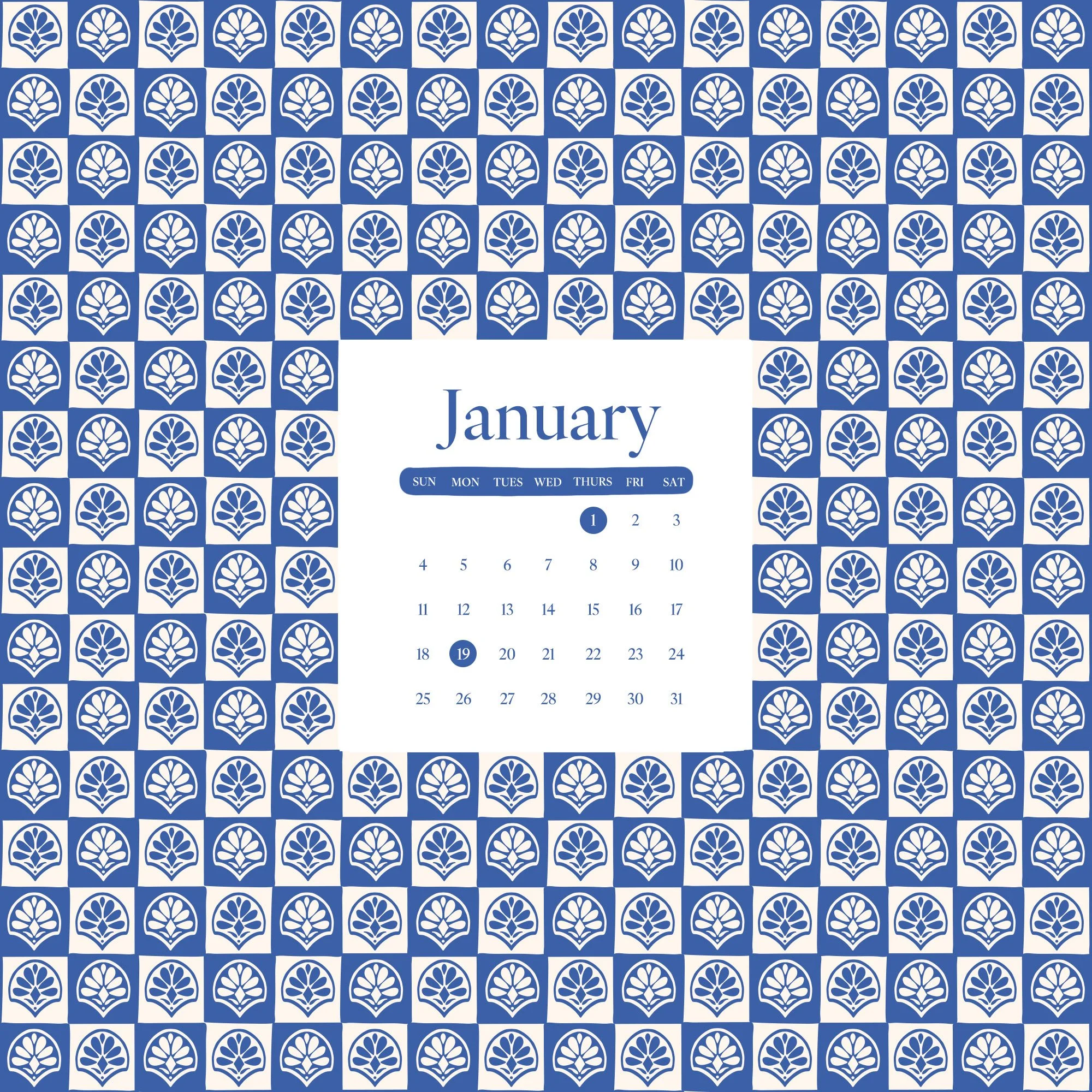 Free Wallpaper Design for January 2026