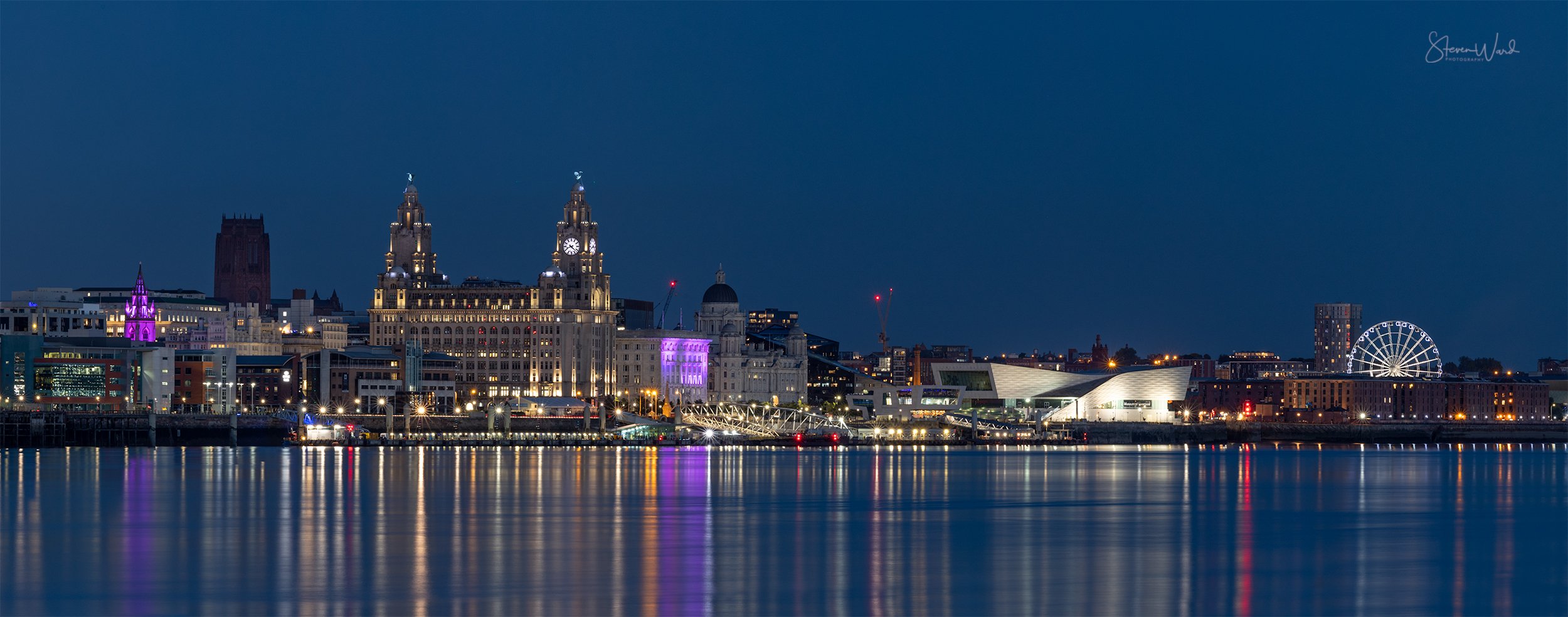 Liverpool Skyline Panoramic Print