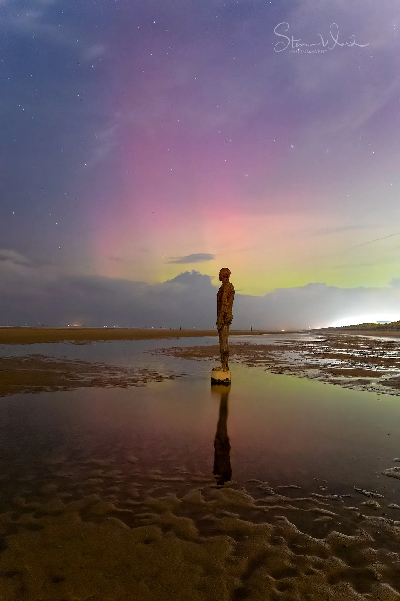 Northern Lights at Crosby Beach