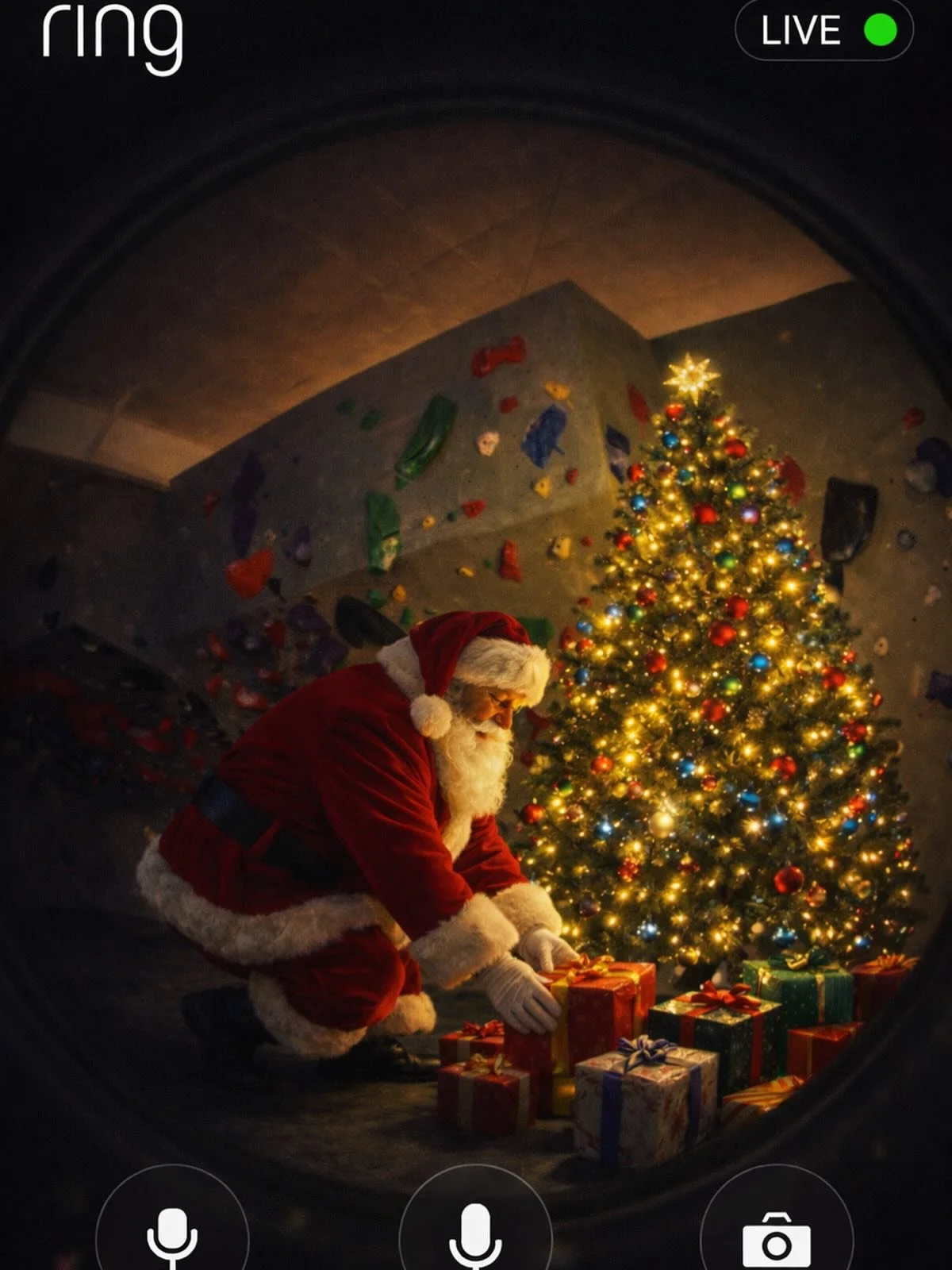 Ring camera caught a late night visitor&hellip; did not sign a waiver, but I think we will let it slide&hellip;
Merry Christmas &amp; Happy Holidays to all our Fargo Climbers!