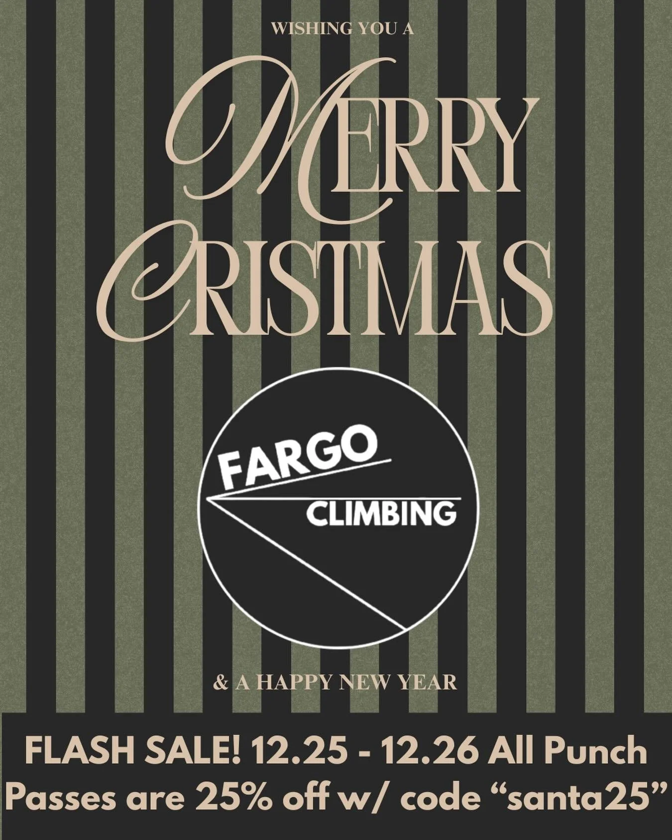 Merry Christmas!
Flash Sale on Punch Passes! 25% Off with code &ldquo;santa25&rdquo; 
Gift cards are still on sale through the end of the year!
#fargo #moorhead