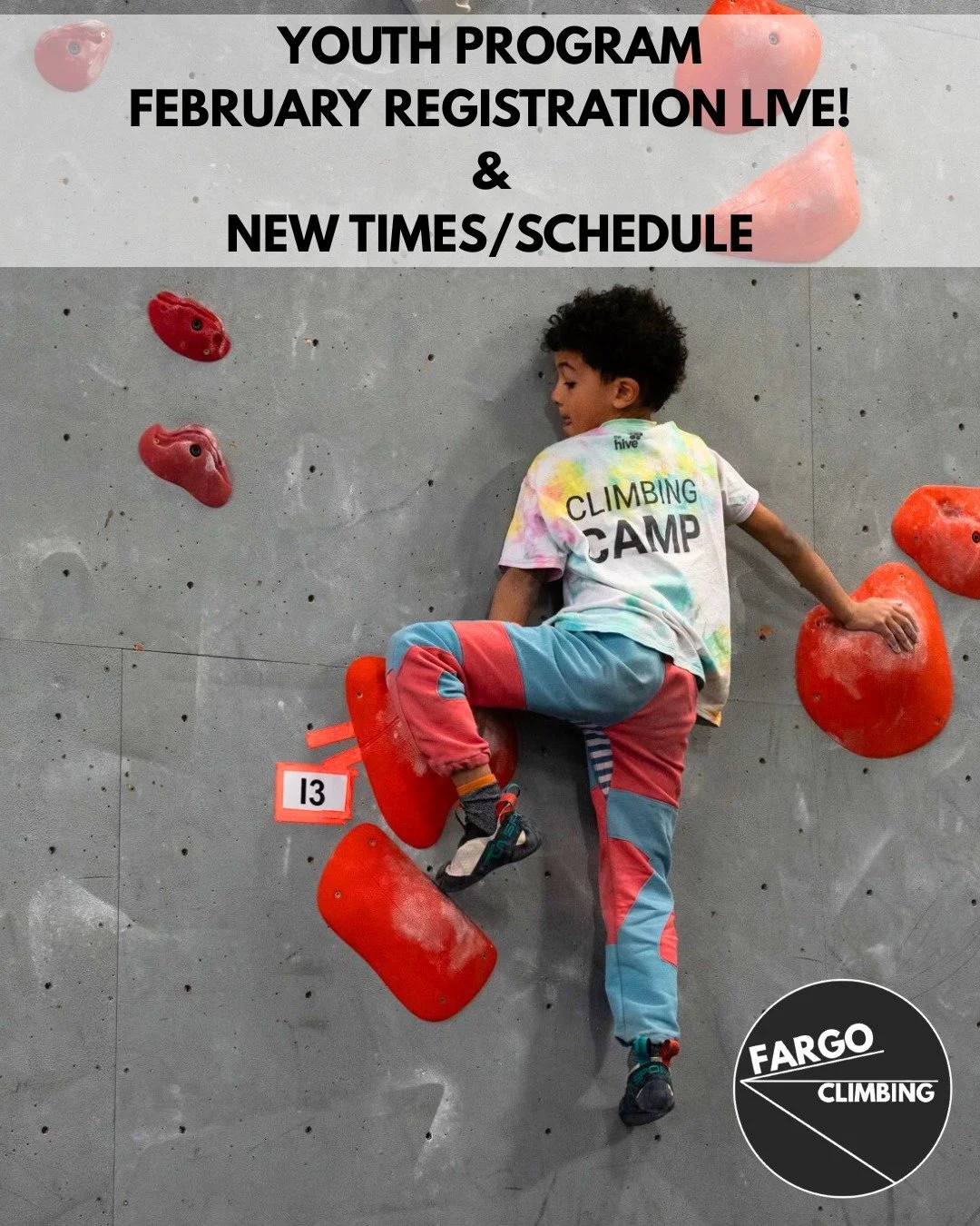 February Youth Programing Registration is LIVE!
Slight tweak to the schedule!
Same day, different time!
#fargo #moorhead #northdakota #minnesota