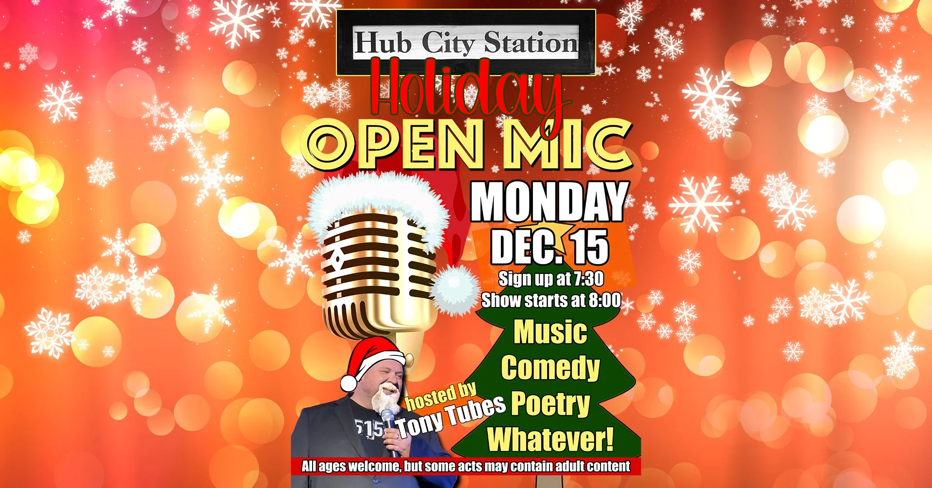 HOLIDAY Open Mic