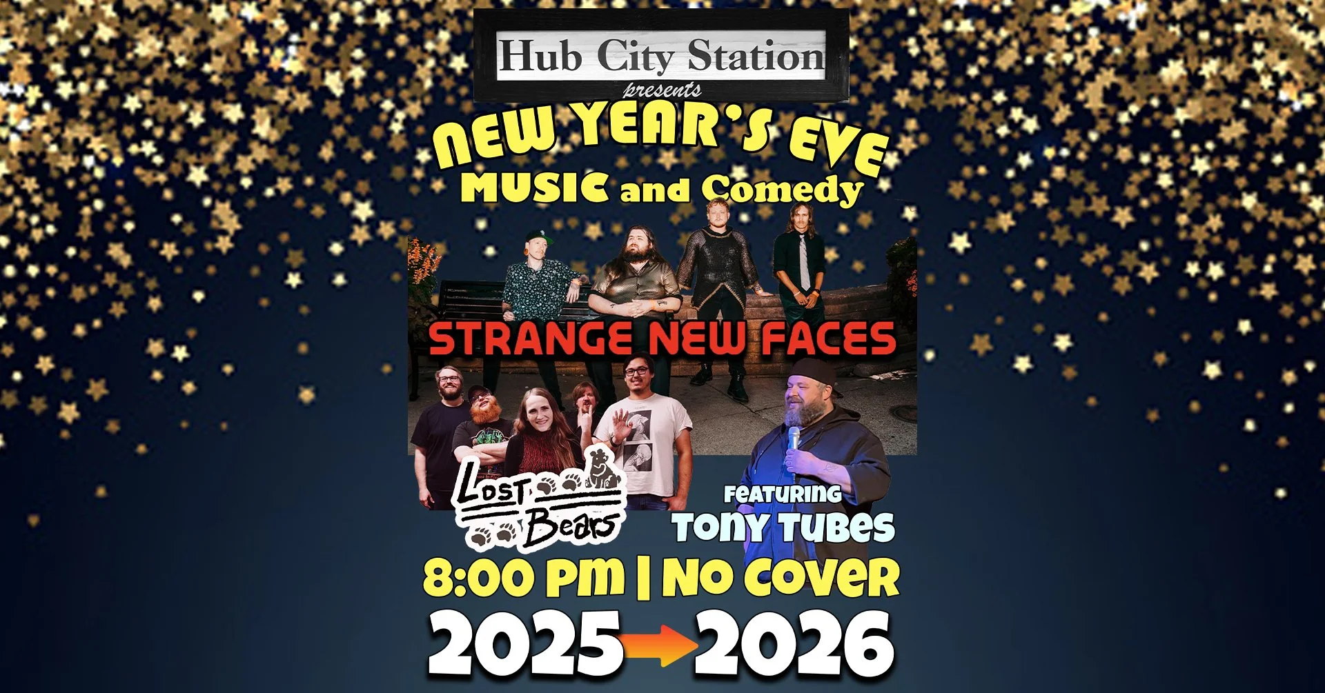 New Year's Eve at Hub City Station / Heartland Casino