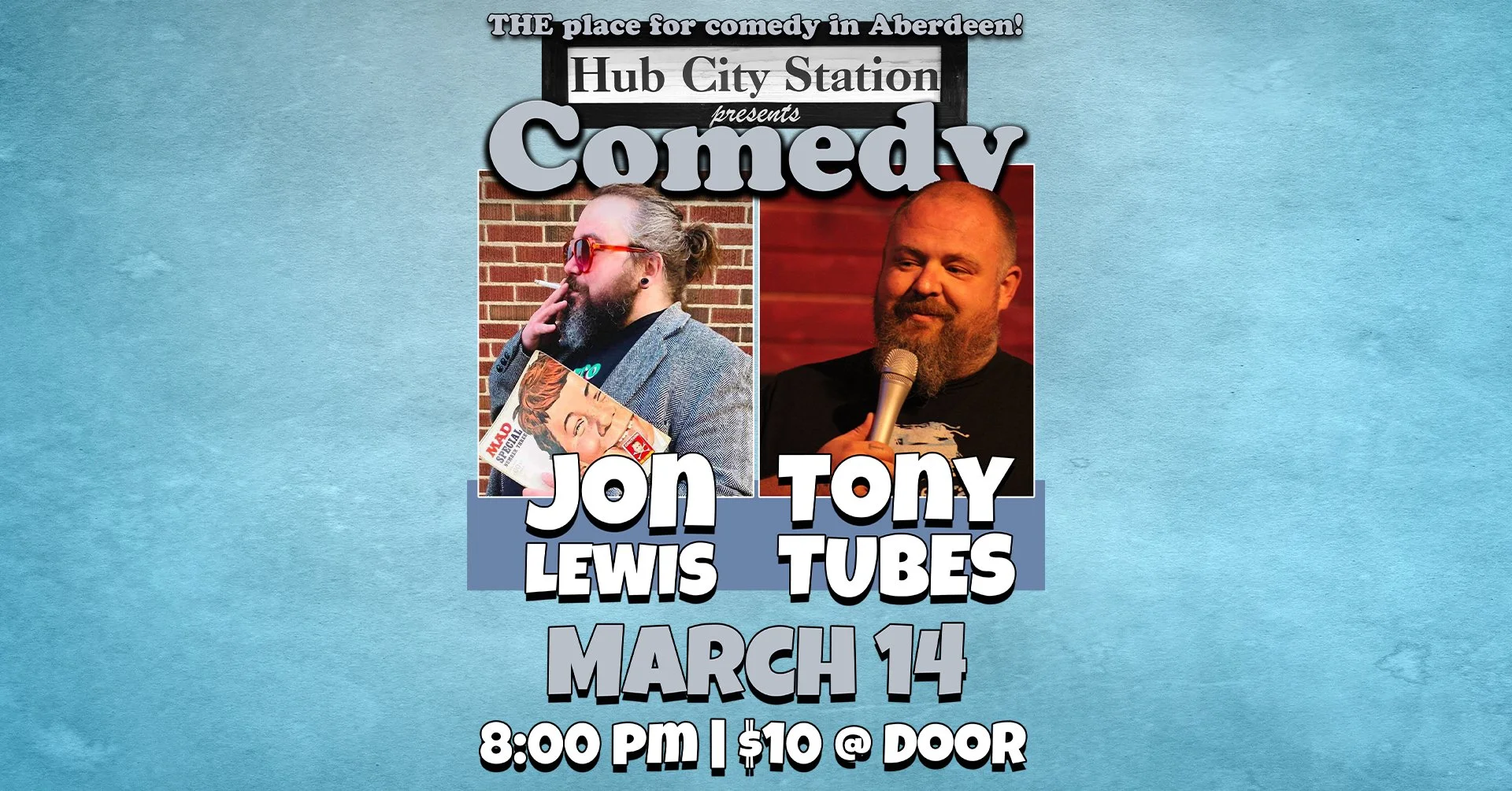Comedy with Jon Lewis feat. Tony Tubes